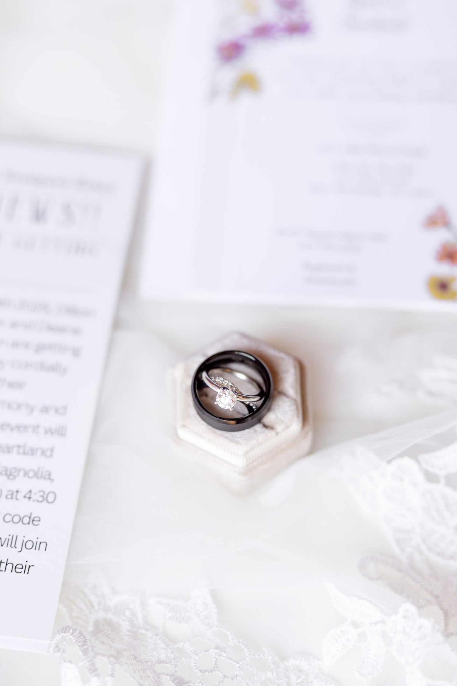 Romantic summer wedding in Northeast Ohio at Heartland on Heritage by Julia and Sean Photography, husband-and-wife wedding photographers.