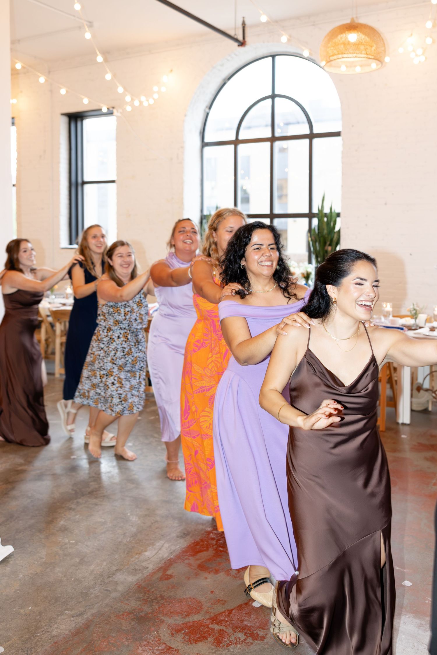 Wedding reception at Flat 51 in downtown Columbus, Ohio, featuring elegant reception details, heartfelt moments, and joyful celebration.