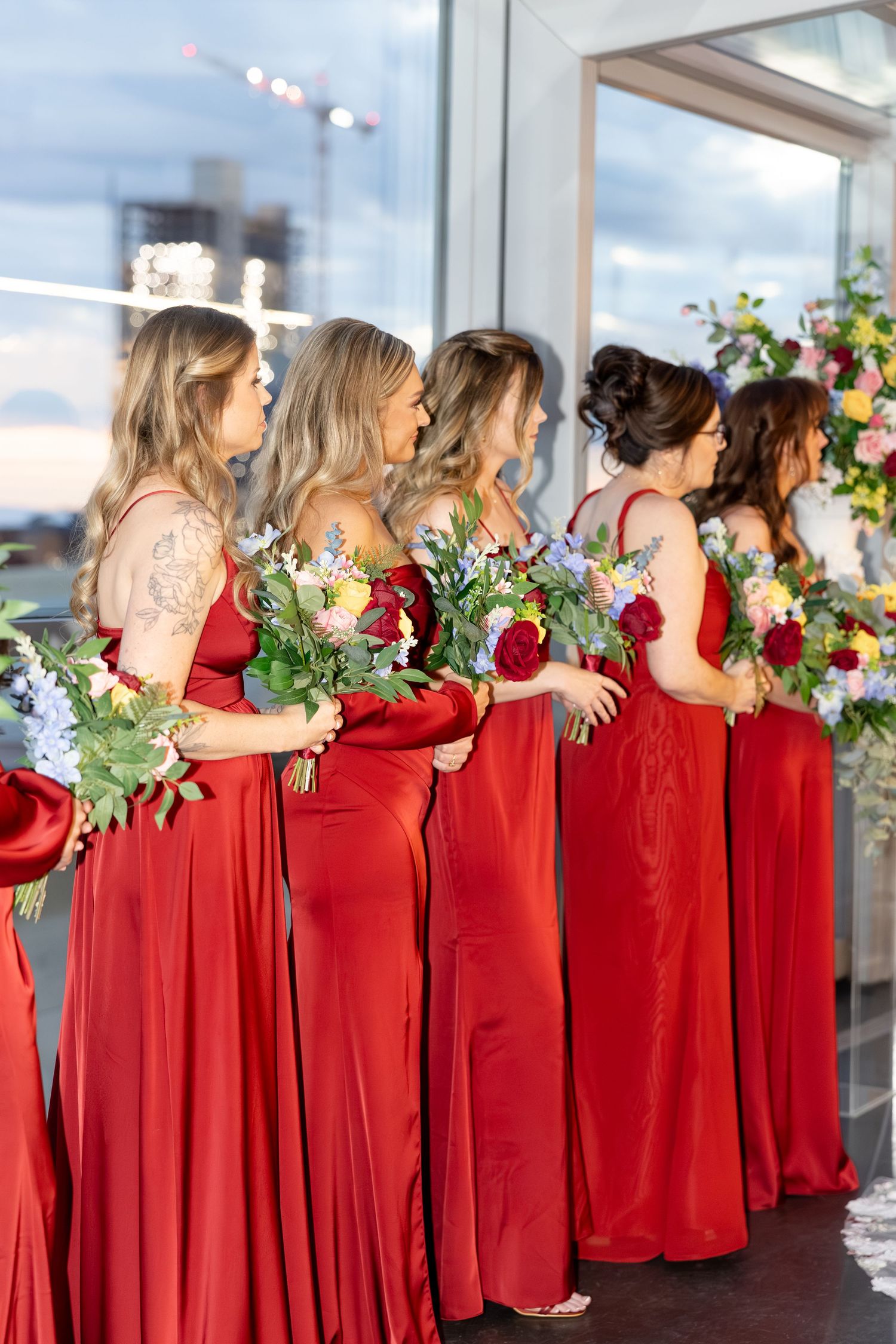 Timeless rooftop wedding at Revery in Columbus by Julia and Sean Photography, serving Dayton, Columbus & Cincinnati.