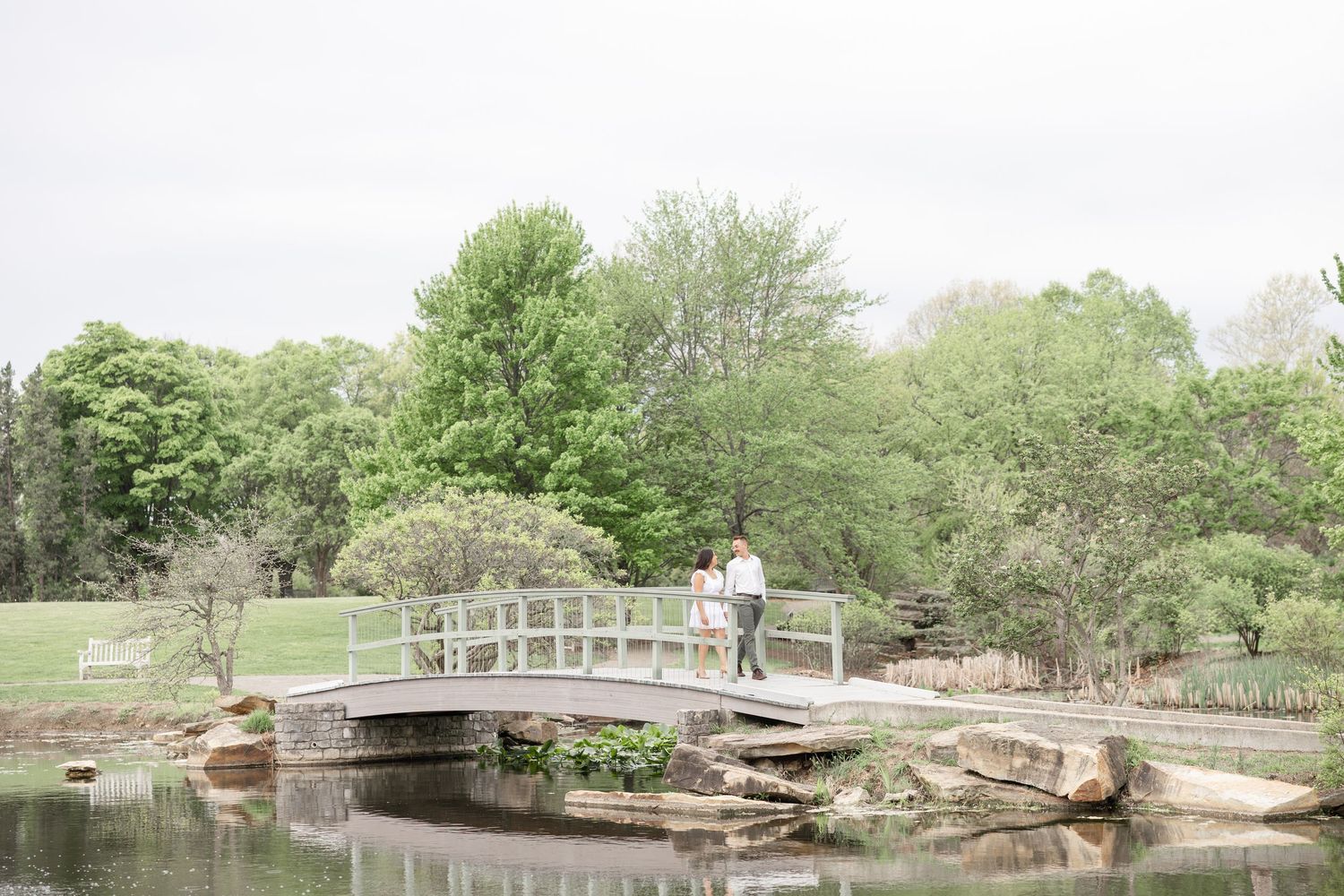 Cox Arboretum engagement session in Dayton, Ohio