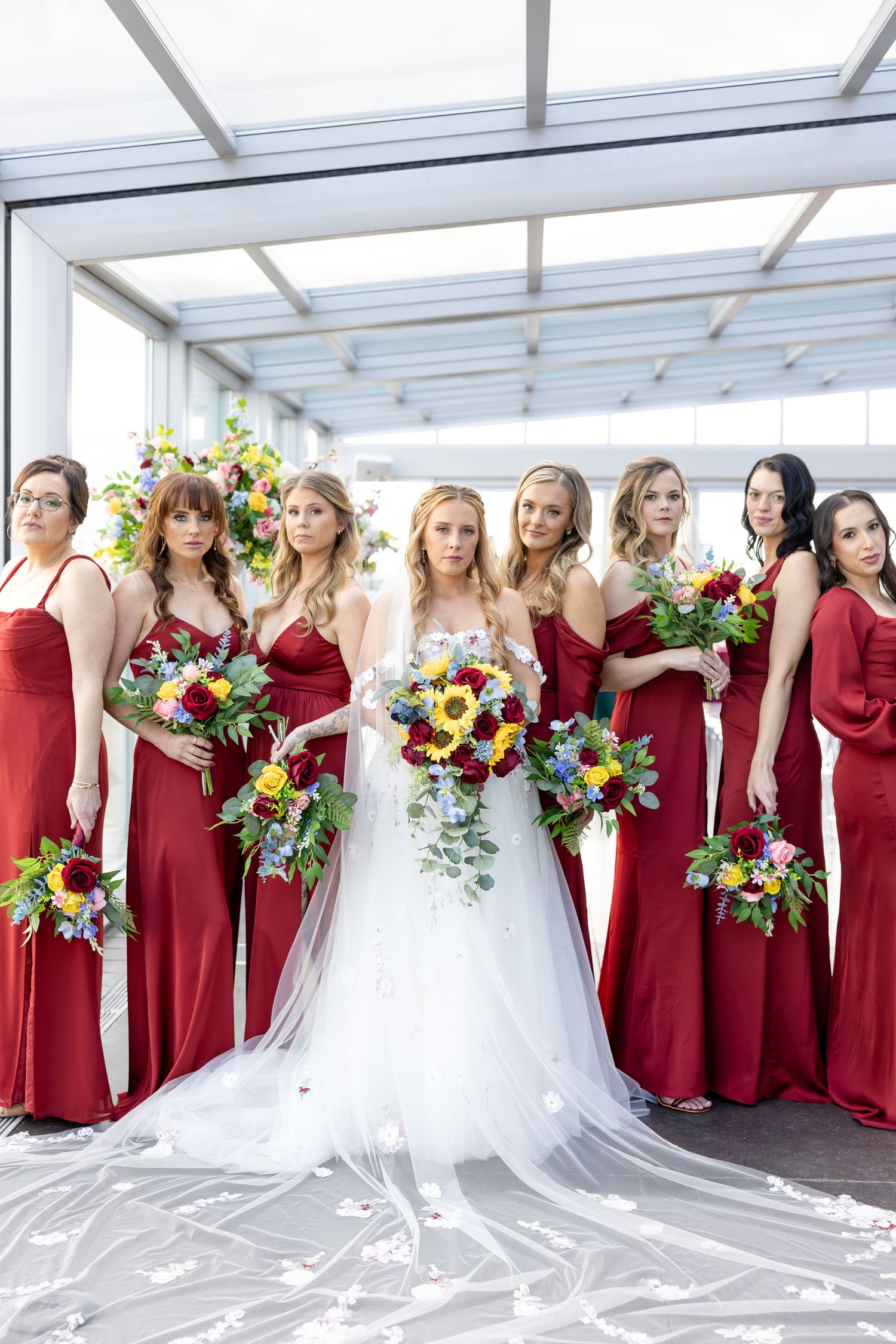 Timeless rooftop wedding at Revery in Columbus by Julia and Sean Photography, serving Dayton, Columbus & Cincinnati.