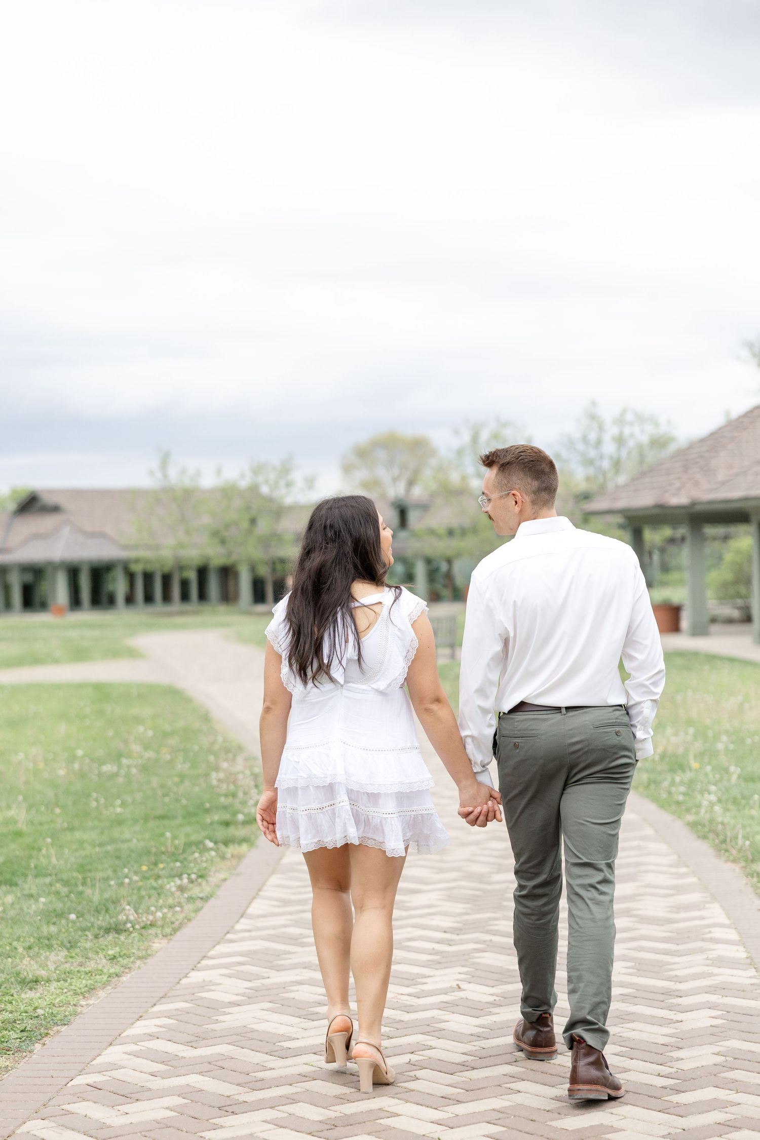 Cox Arboretum engagement session in Dayton, Ohio