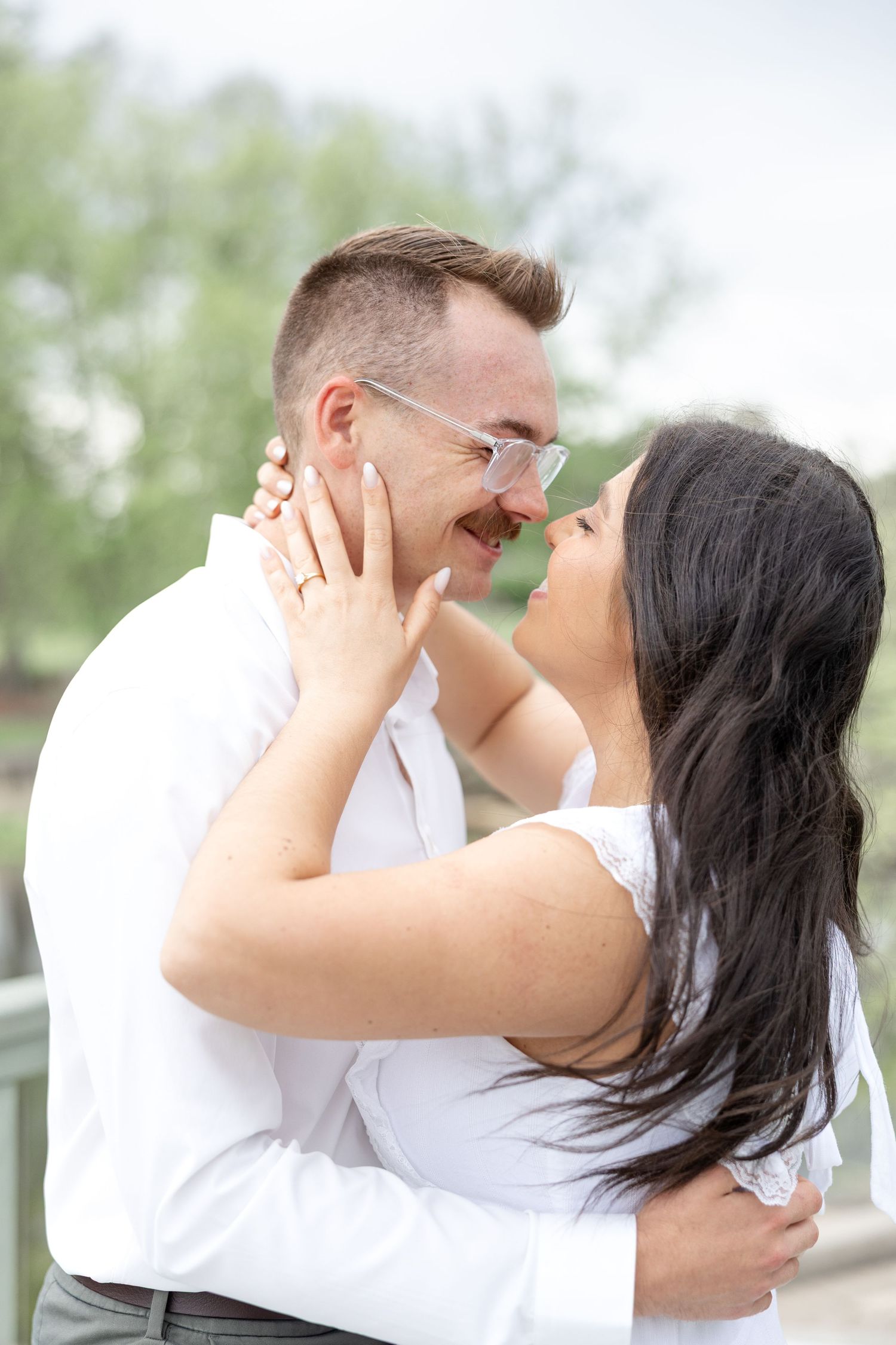 Cox Arboretum engagement session in Dayton, Ohio