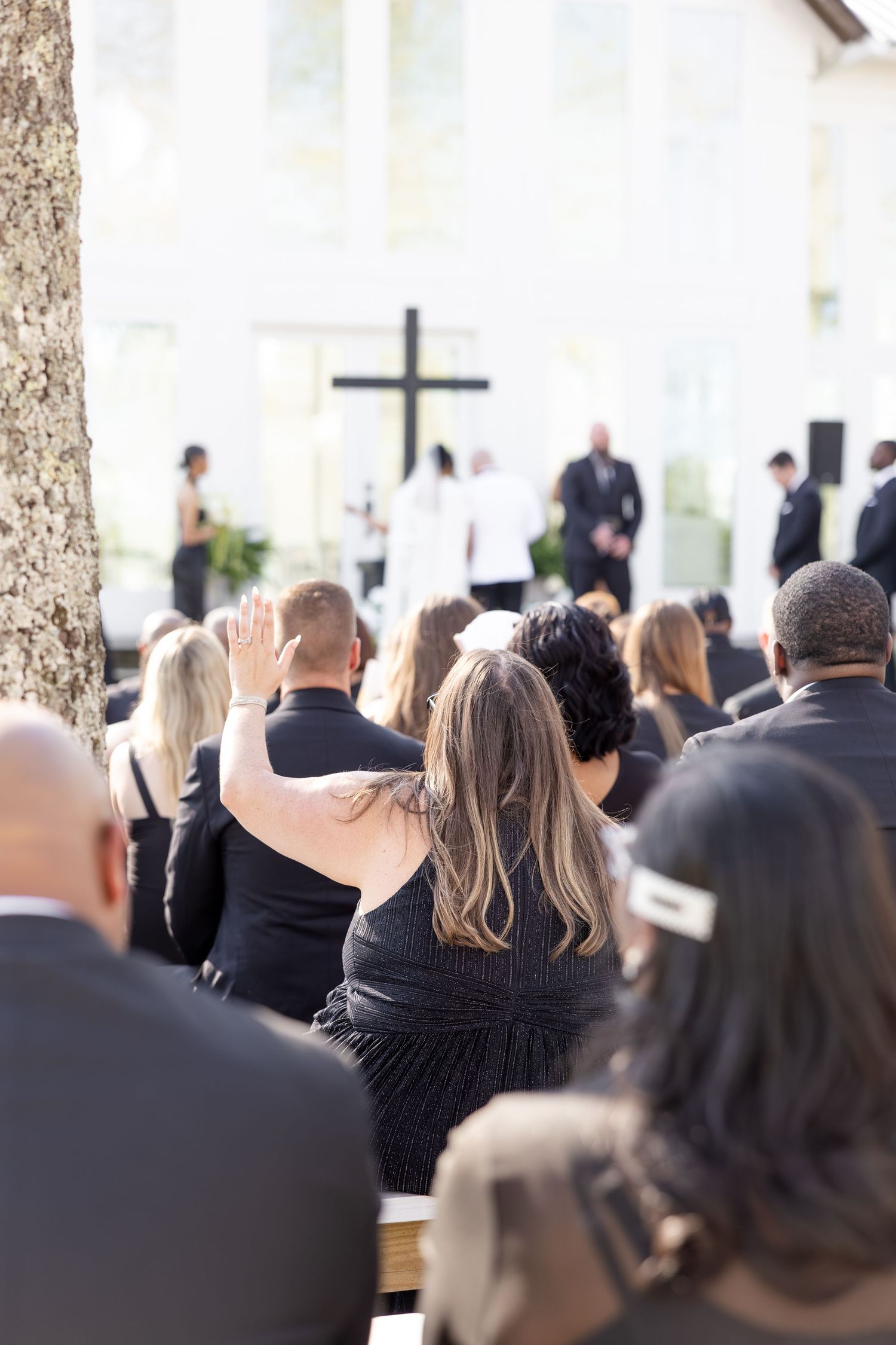 Elegant Glass House wedding near Huntsville, Alabama with natural light, romantic portraits, and faith-filled ceremony moments
