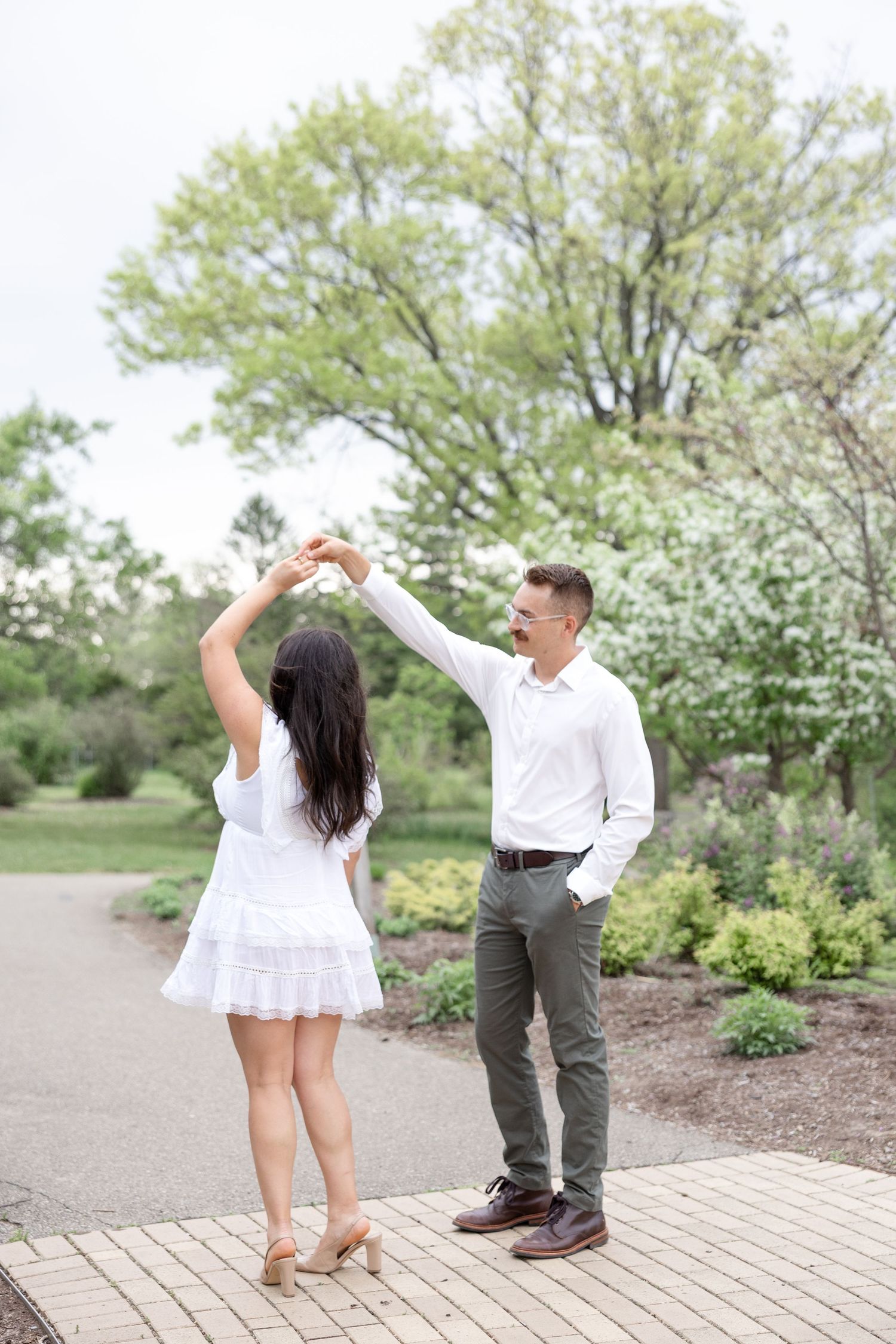 Cox Arboretum engagement session in Dayton, Ohio