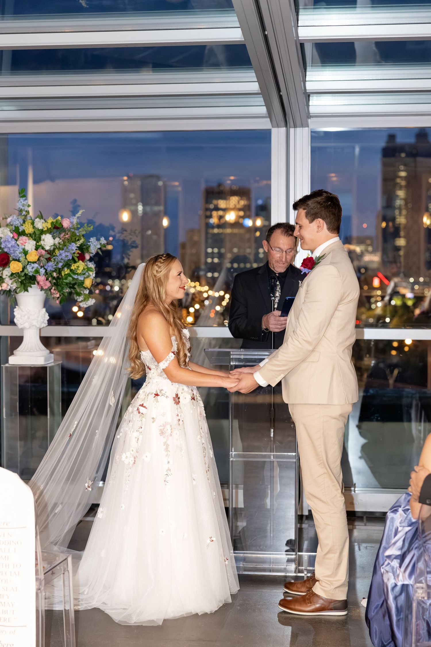 Timeless rooftop wedding at Revery in Columbus by Julia and Sean Photography, serving Dayton, Columbus & Cincinnati.