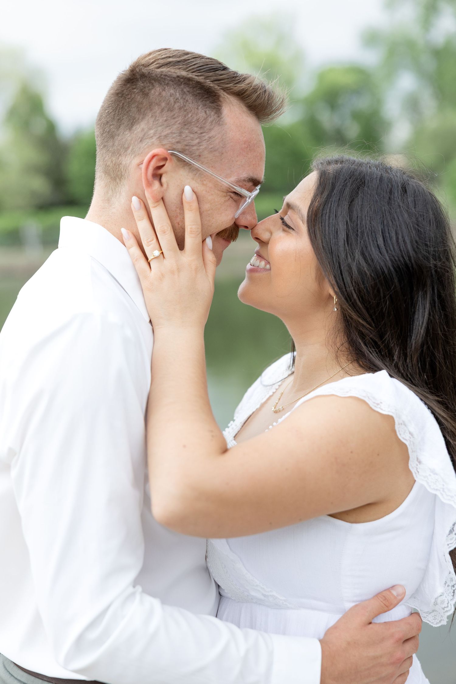 Cox Arboretum engagement session in Dayton, Ohio