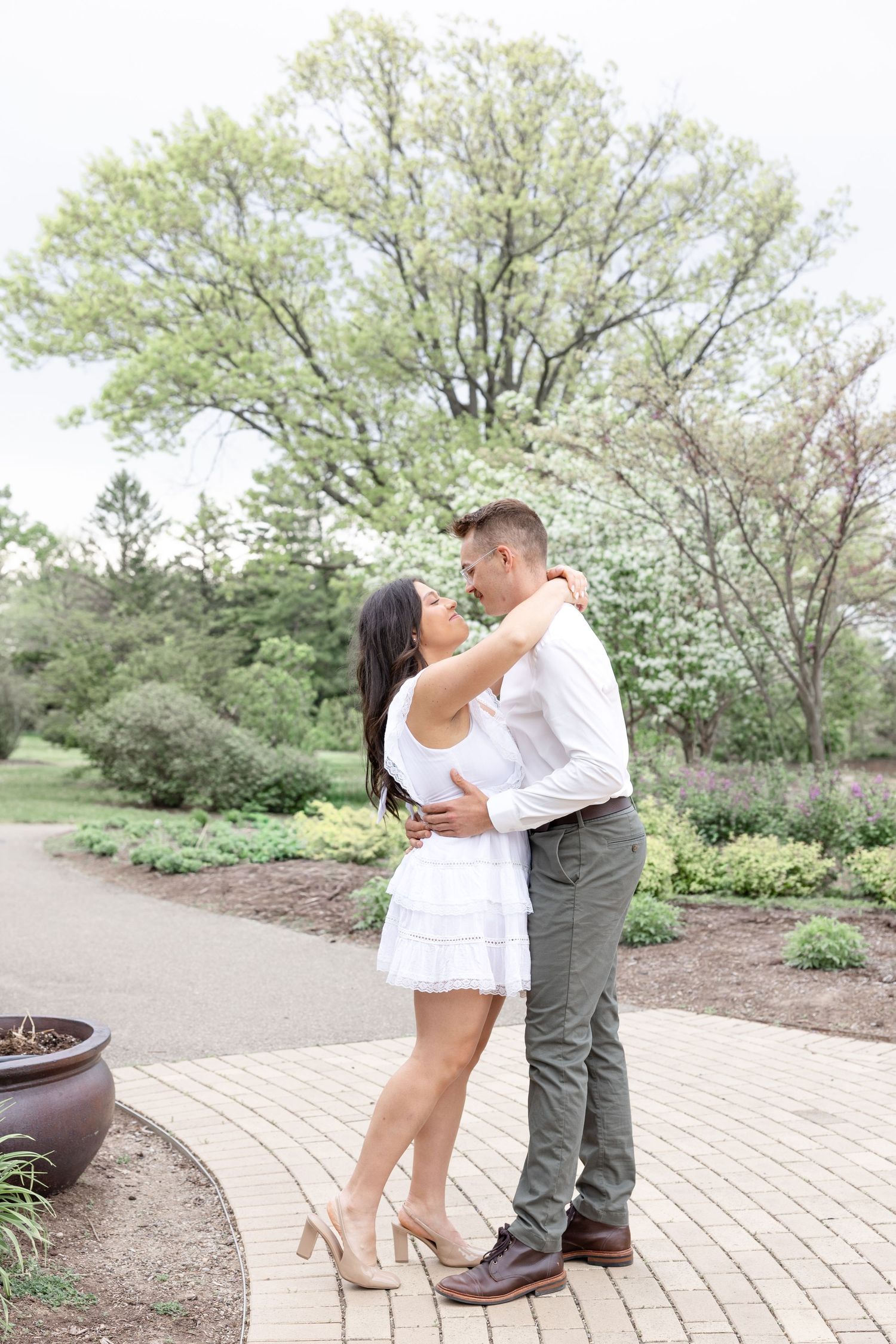 Cox Arboretum engagement session in Dayton, Ohio