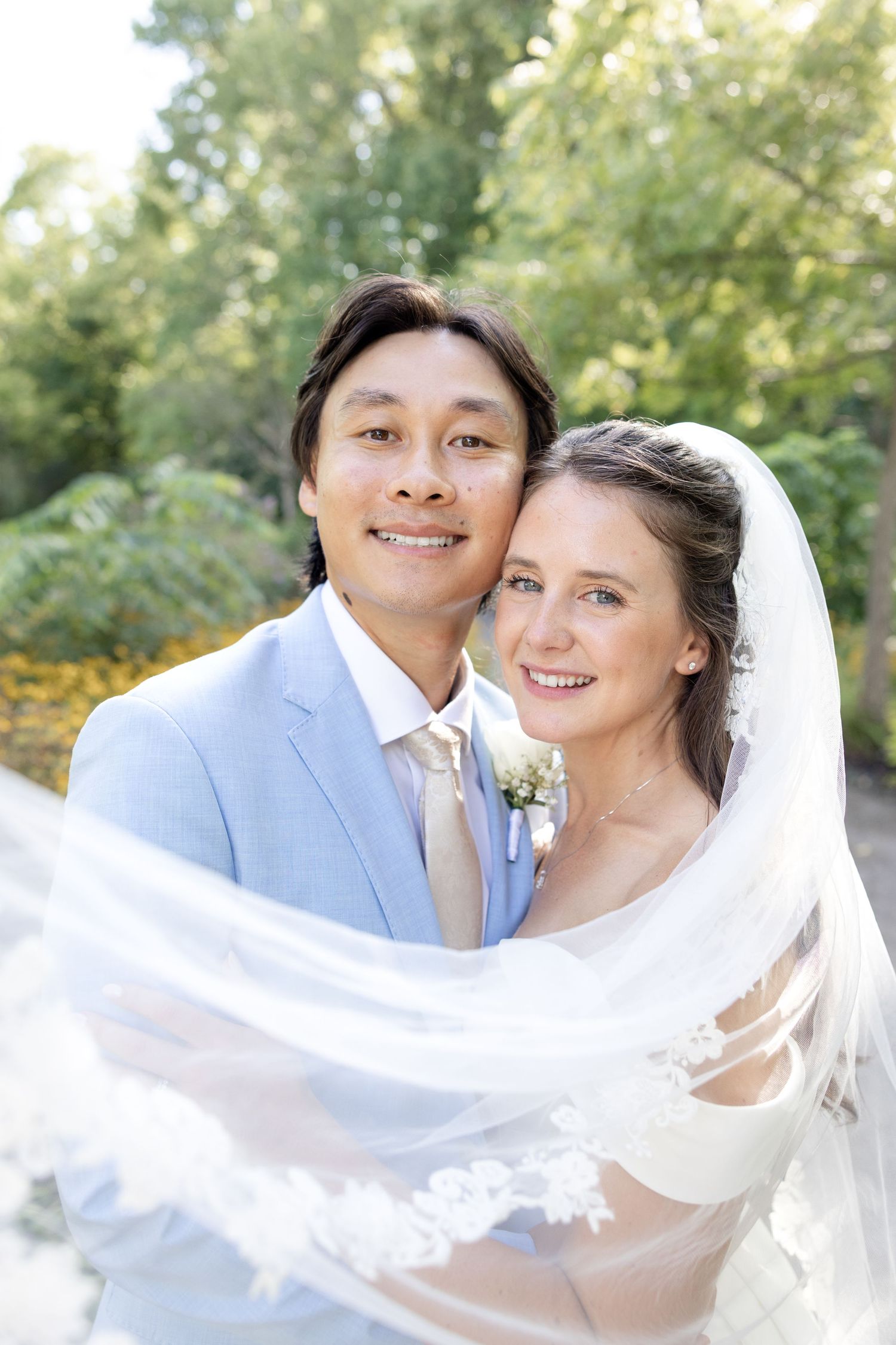Bride and groom portraits at The Estate at Sunset Farm in Bellbrook, Ohio.