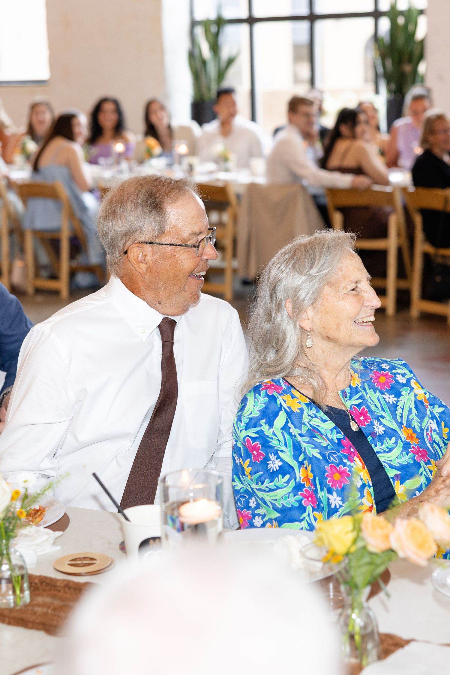 Wedding reception at Flat 51 in downtown Columbus, Ohio, featuring elegant reception details, heartfelt moments, and joyful celebration.