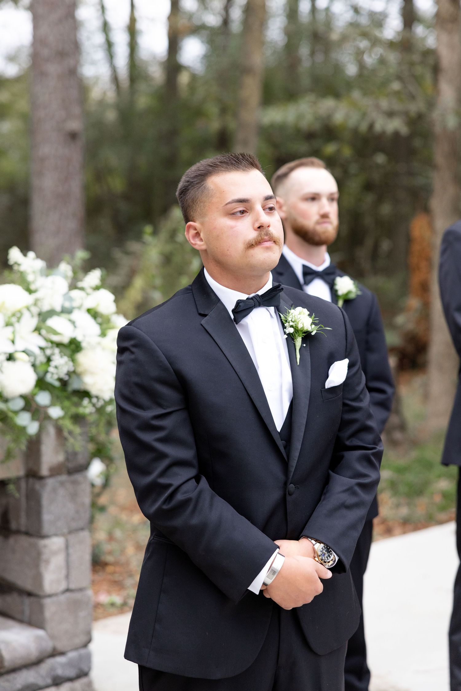 Elegant wedding at The Upton House in Guntersville, Alabama featuring a joyful bride and groom and timeless southern elegance.