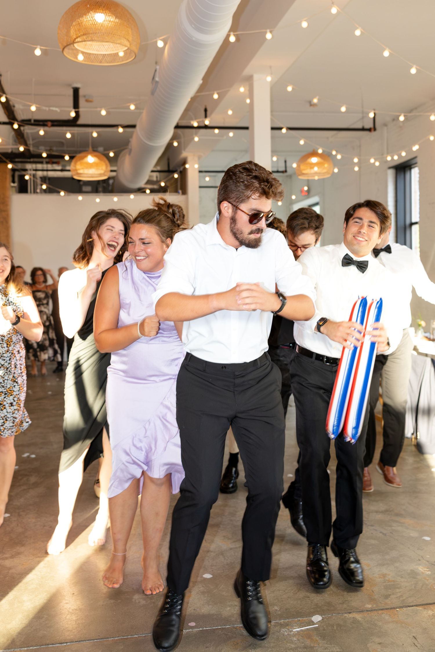 Wedding reception at Flat 51 in downtown Columbus, Ohio, featuring elegant reception details, heartfelt moments, and joyful celebration.