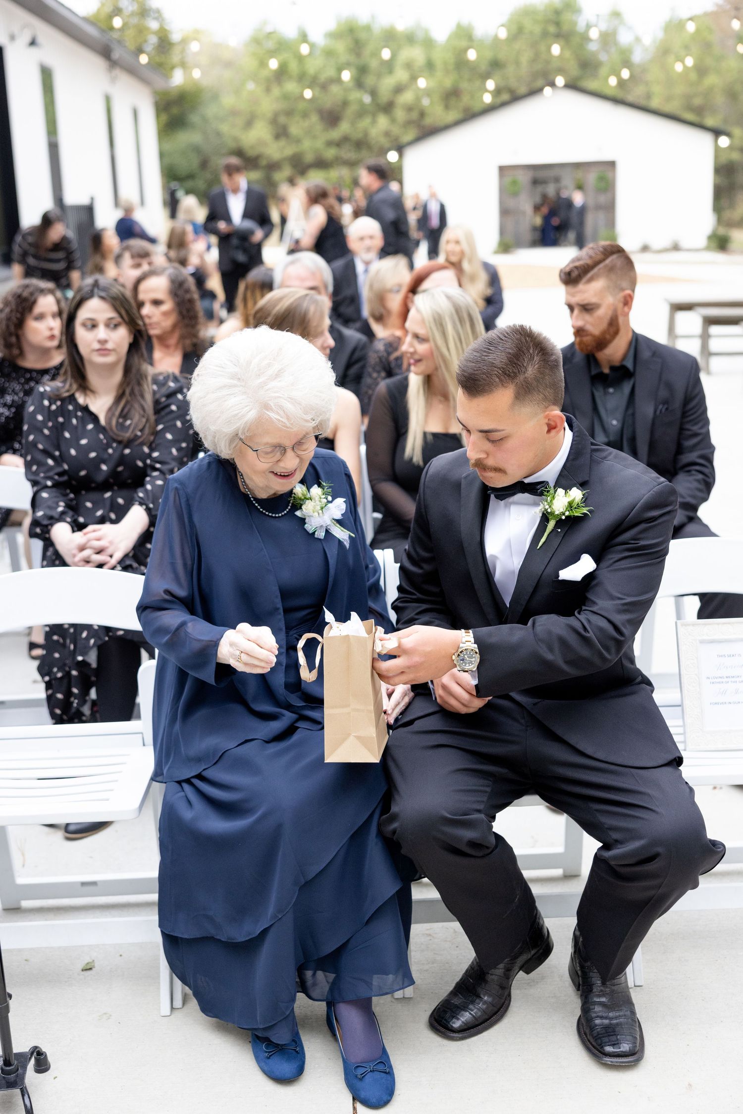 Elegant wedding at The Upton House in Guntersville, Alabama featuring a joyful bride and groom and timeless southern elegance.