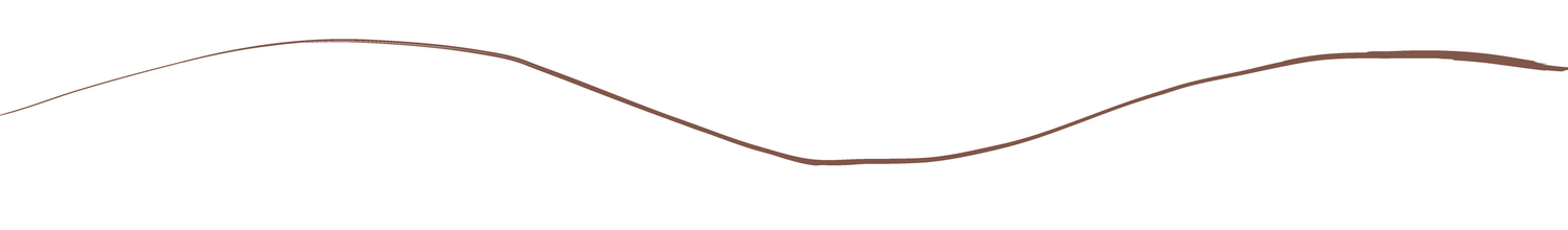 A thin curved red line design element against a white background.