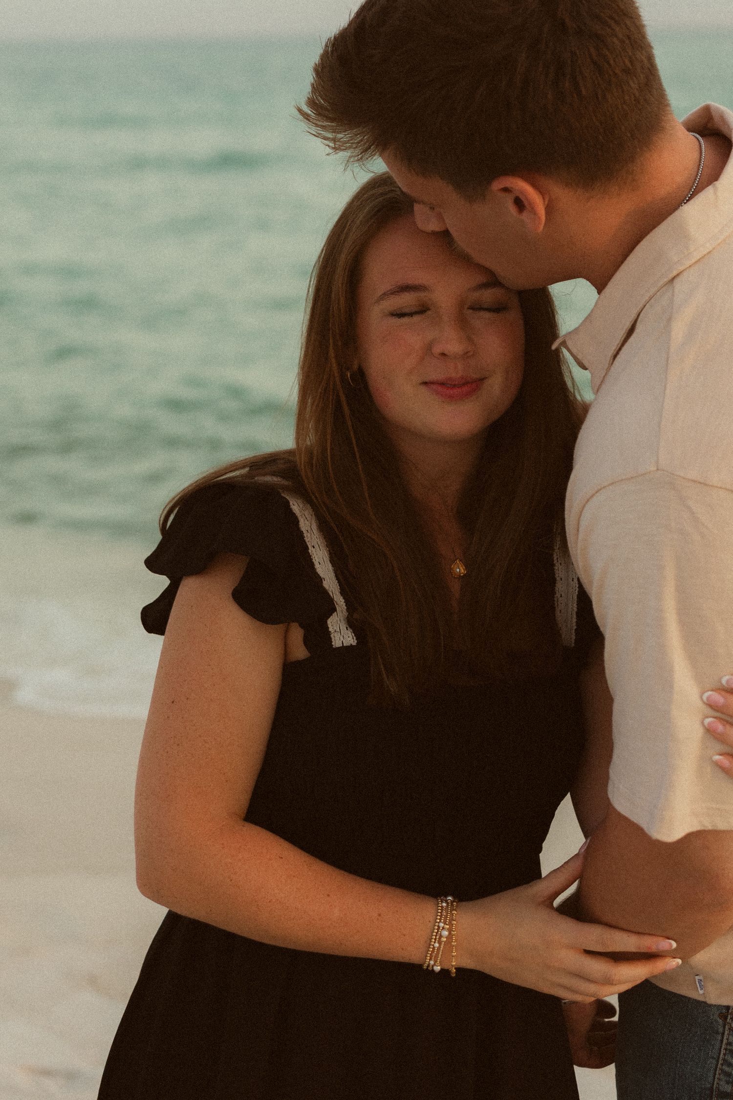 Fort Pickens Pensacola Photographer Florida Couples Proposal Cinematic Photographer on the Gulf Coast Moody Photos
