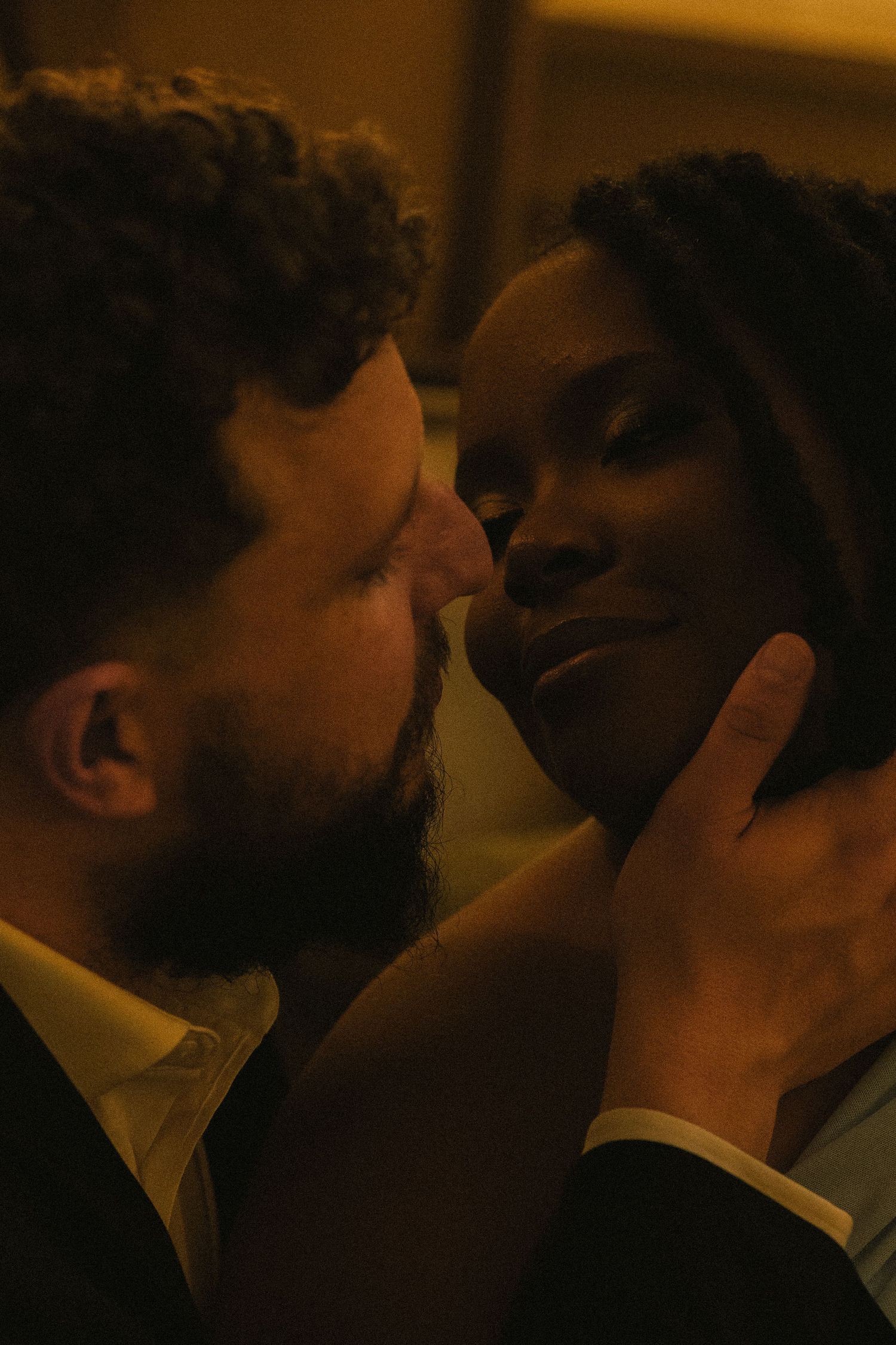 Moody couples photography at The Battle House Hotel in downtown Mobile Alabama
