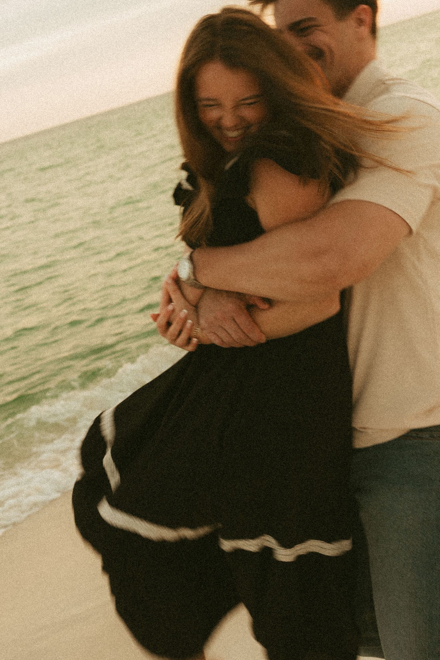 Fort Pickens Pensacola Photographer Florida Couples Proposal Cinematic Photographer on the Gulf Coast Moody Photos