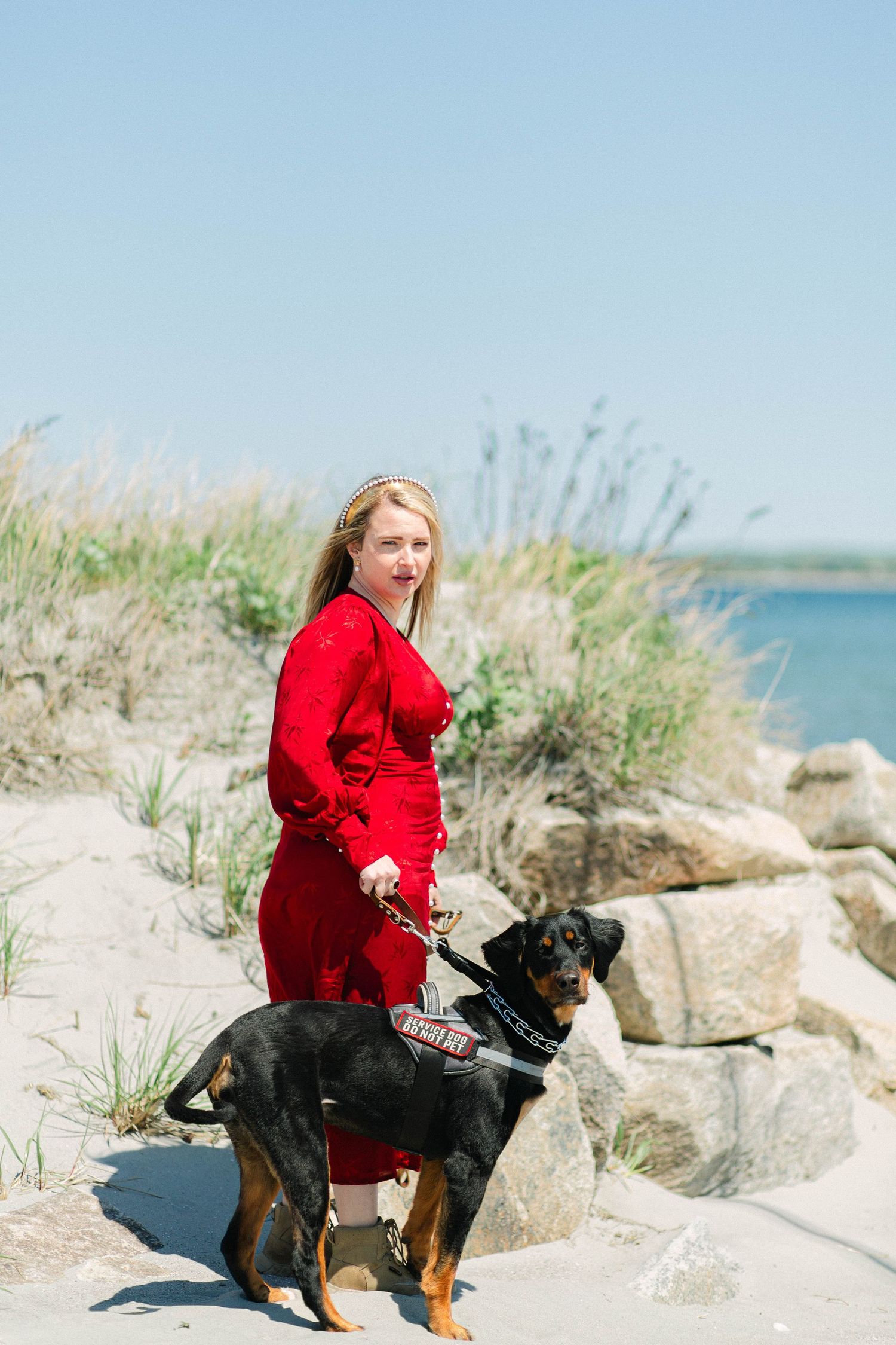 painterly portraits female photo session south shore fogland beach RI veteran