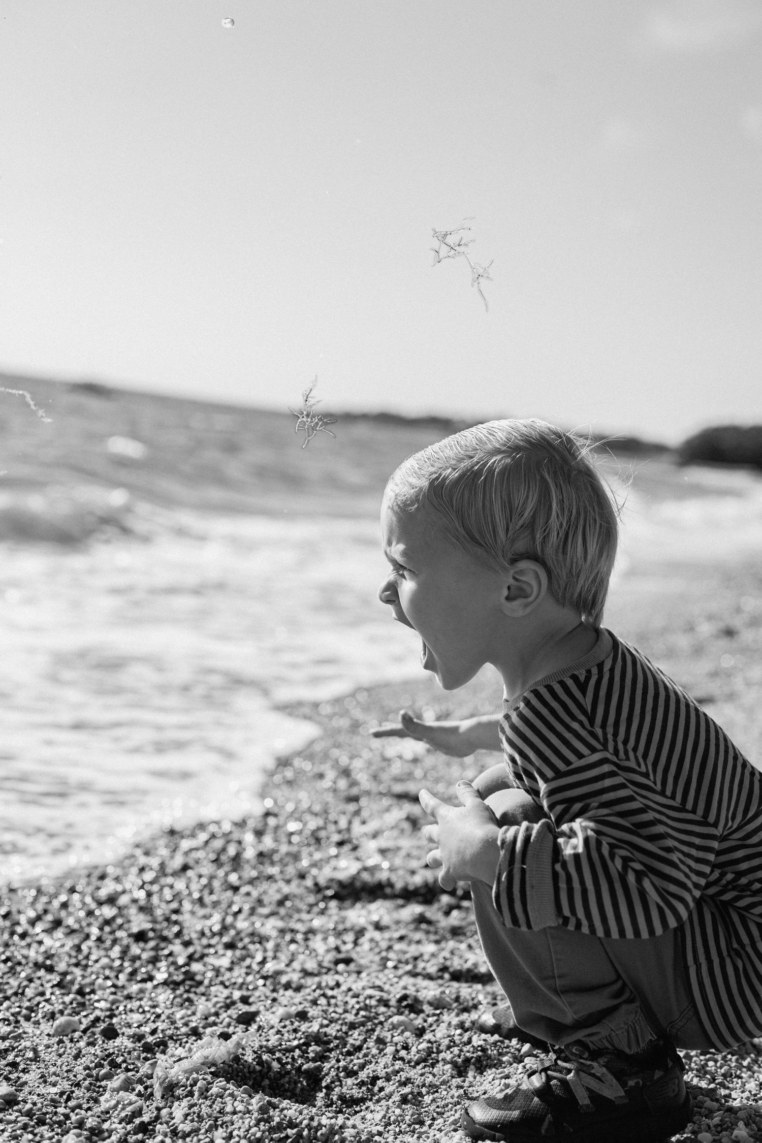 kids family photo shoot at the beach south shore