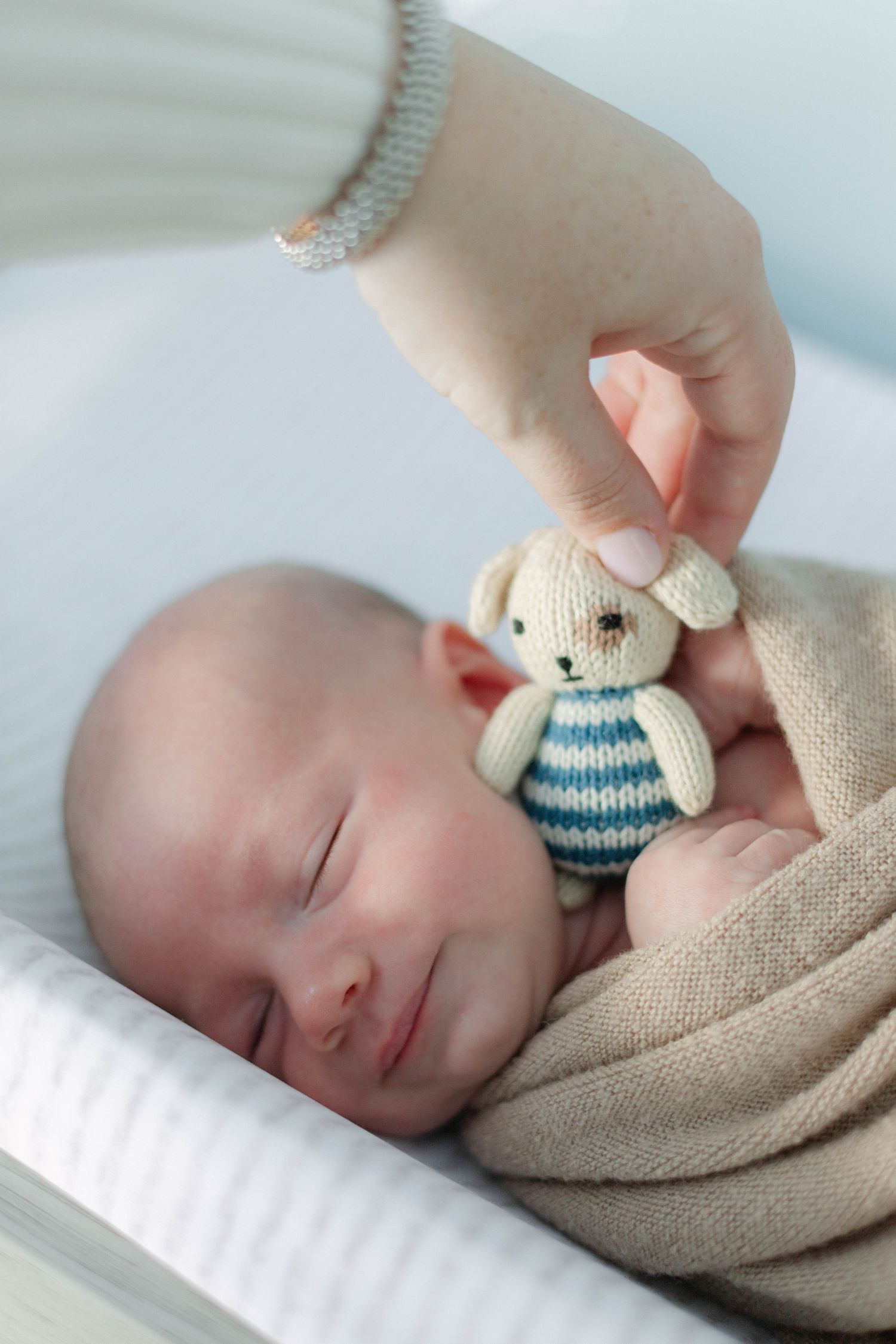 newborn in home session at the south shore