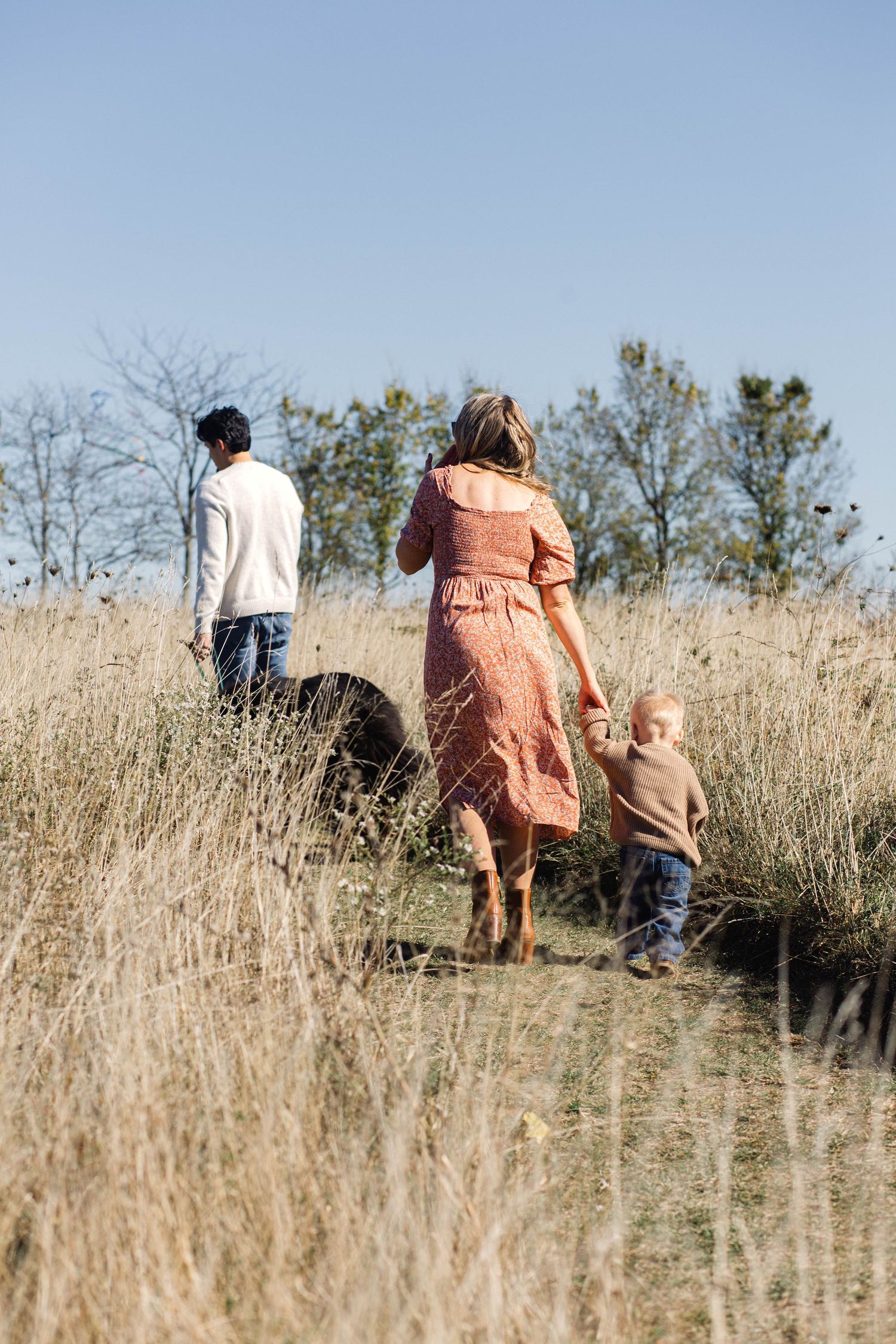 outdoor family photo session south shore