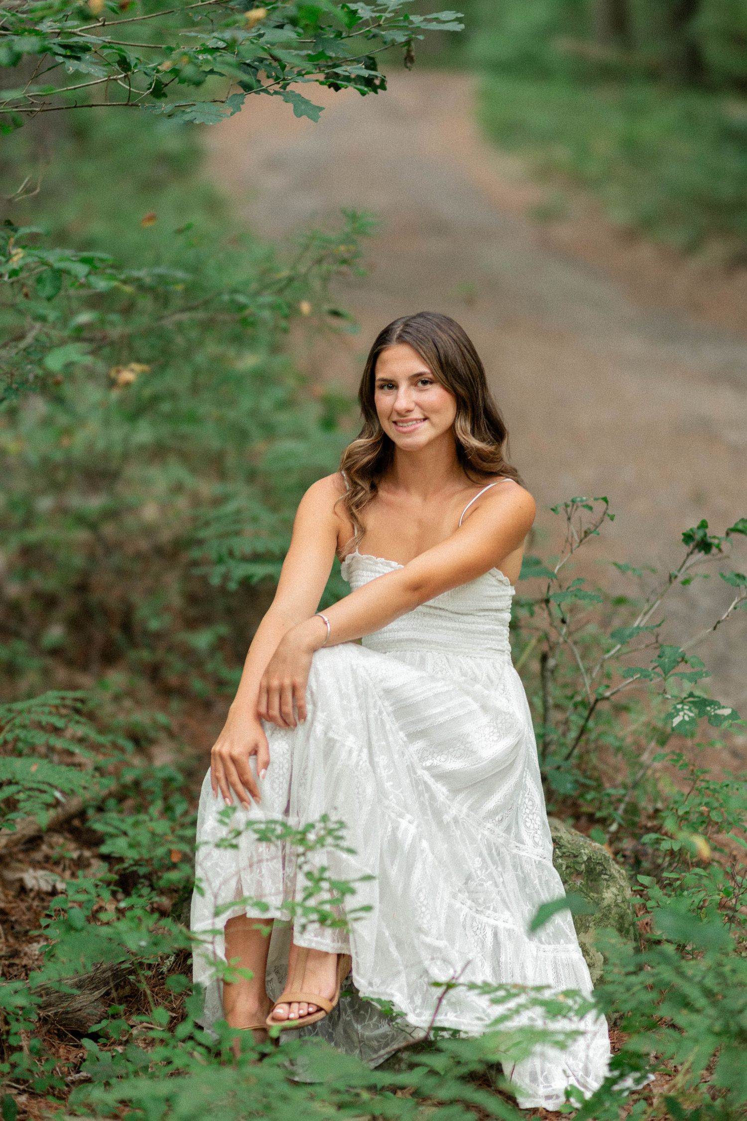 senior session outdoors south shore