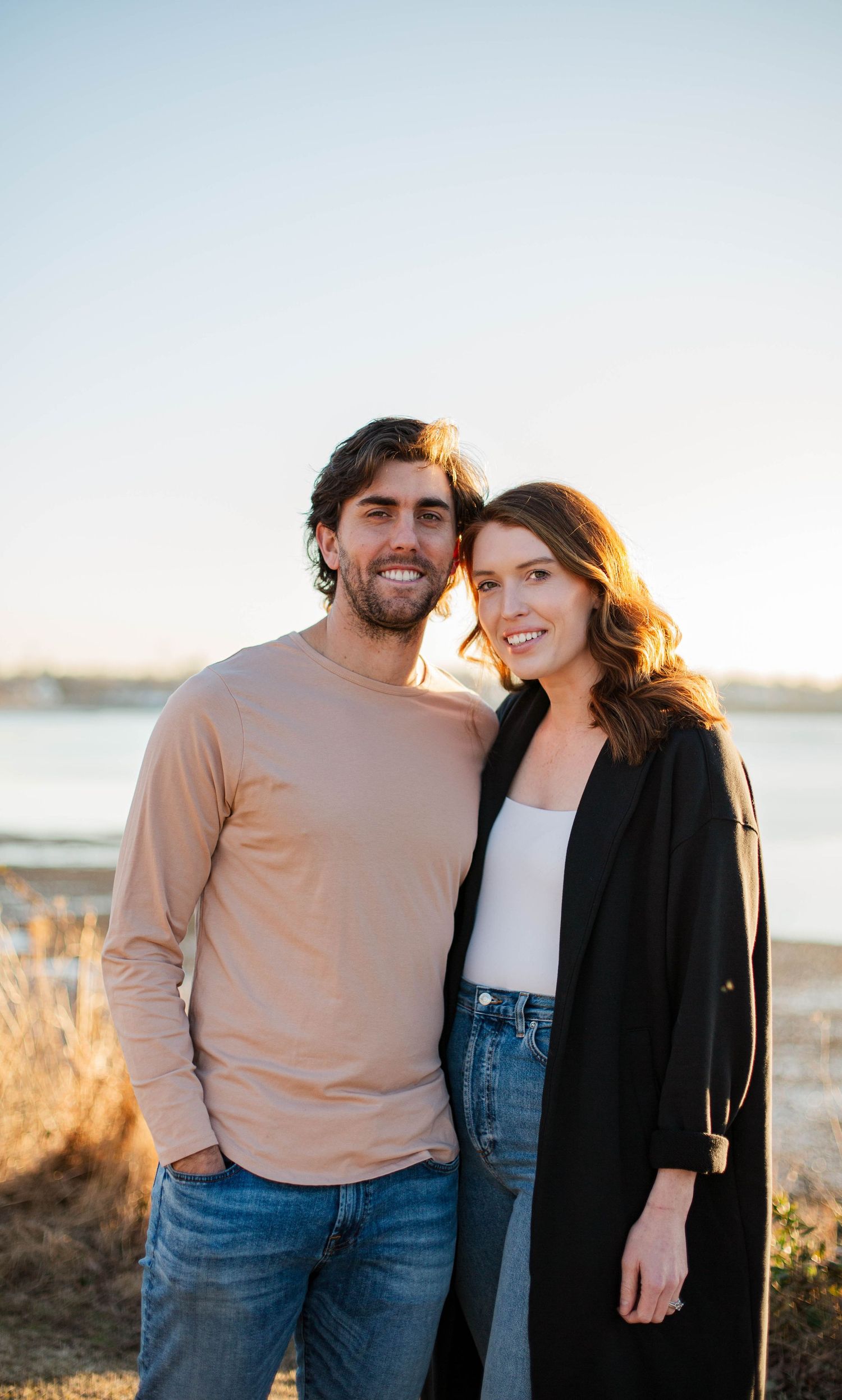 engagement couples lovers photo shoot outdoors beach south shore boston nut island