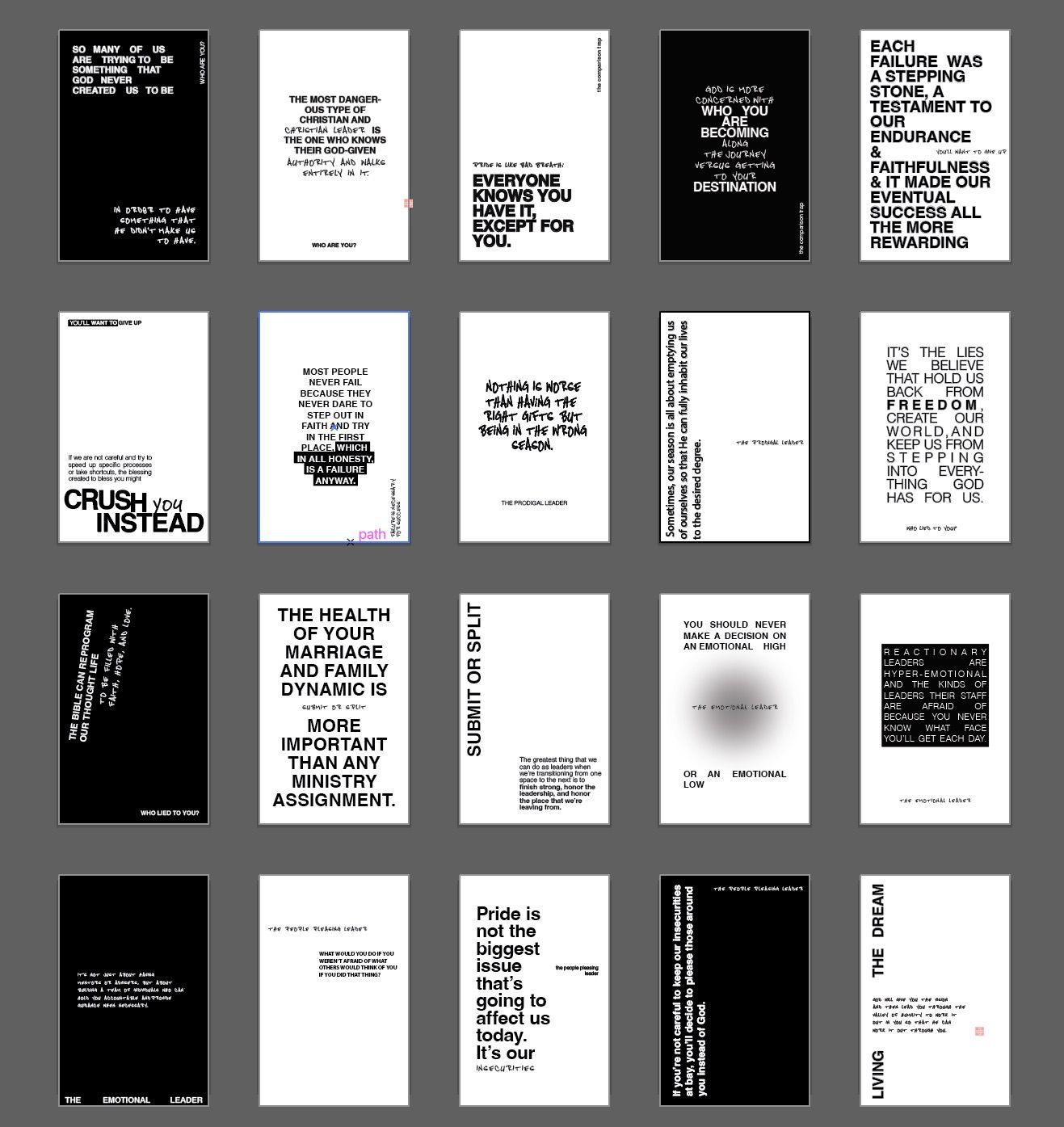 Book layout and design concepts for 10 Things They Didn't Tell Me About Leadership by Alberto Bello, designed by Arketype Studio