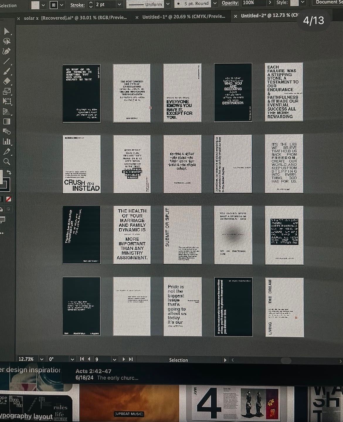 Book layout and design concepts for 10 Things They Didn't Tell Me About Leadership by Alberto Bello, designed by Arketype Studio