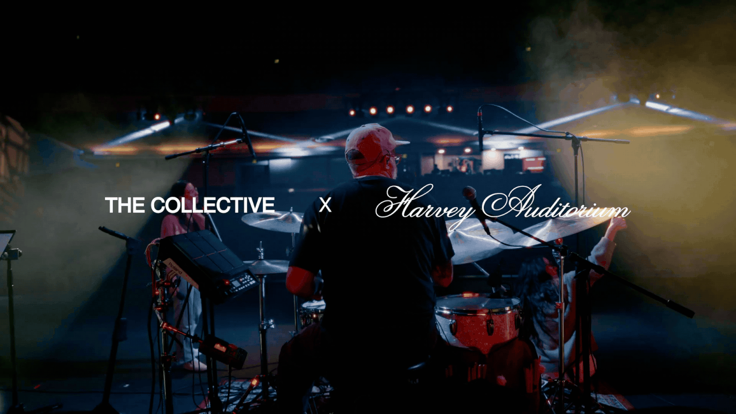 Creative Video of church stage footage featuring a worship leader during a live service production