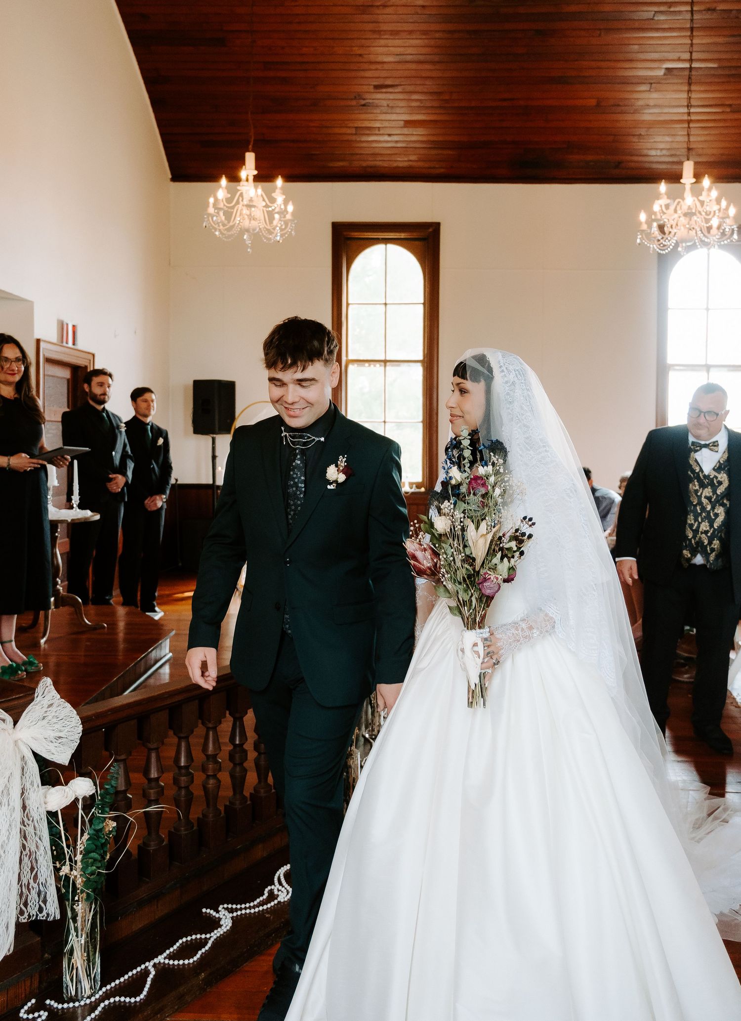 Bride and Groom on wedding day