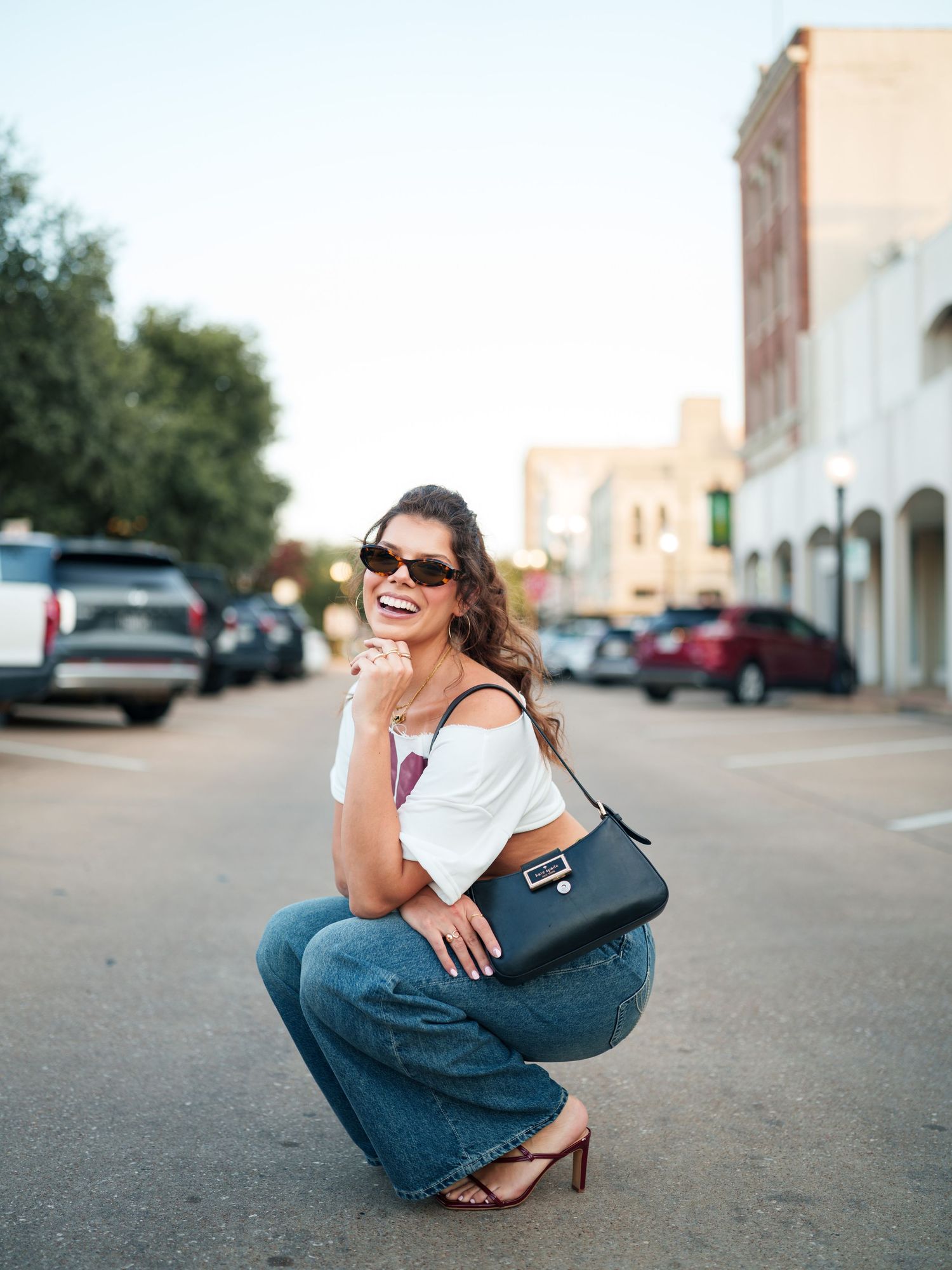 Outdoor portrait session in College Station, Texas