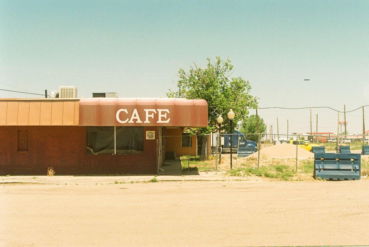 An abandoned building with 