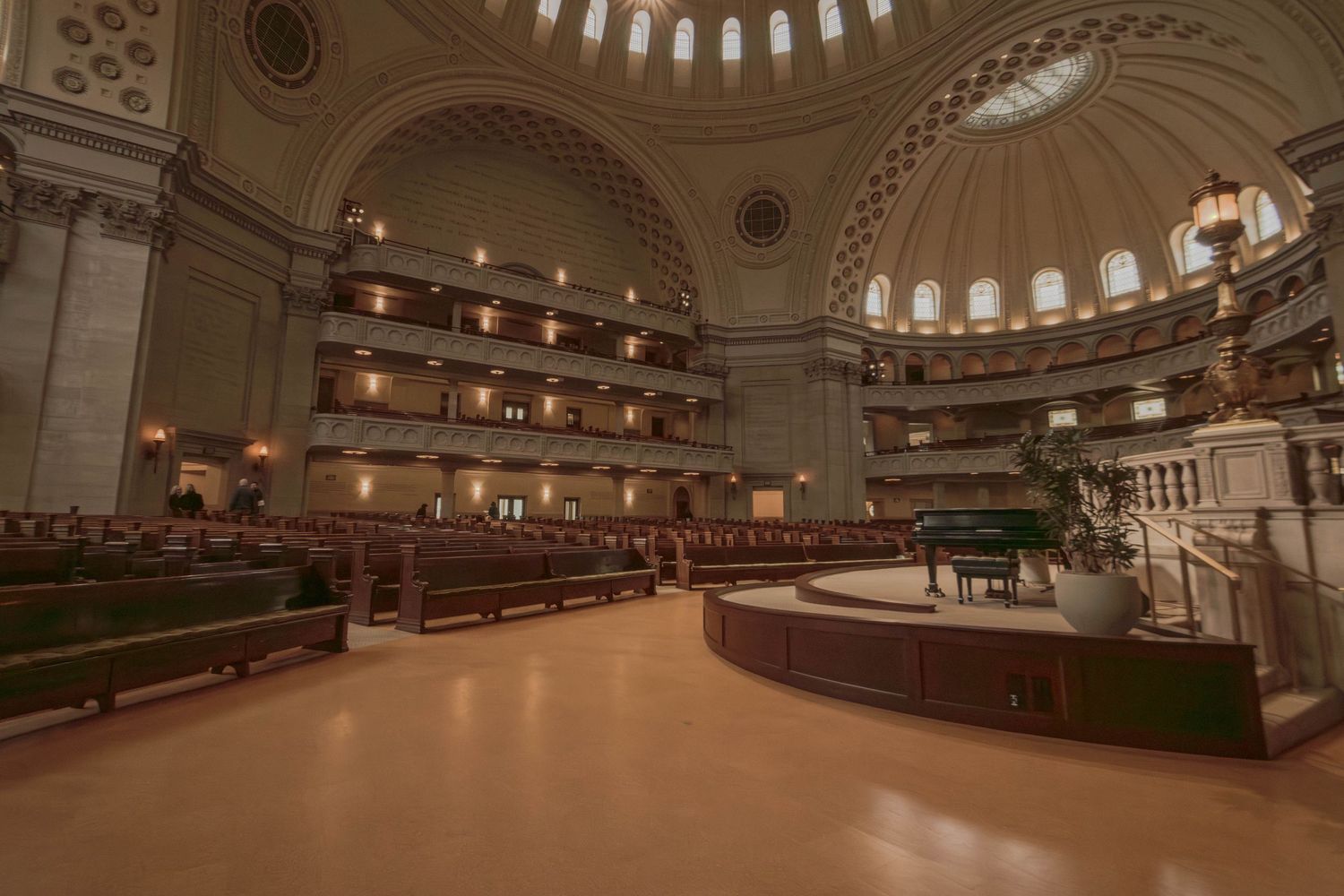 Structural perspective photograph showcasing architectural elements