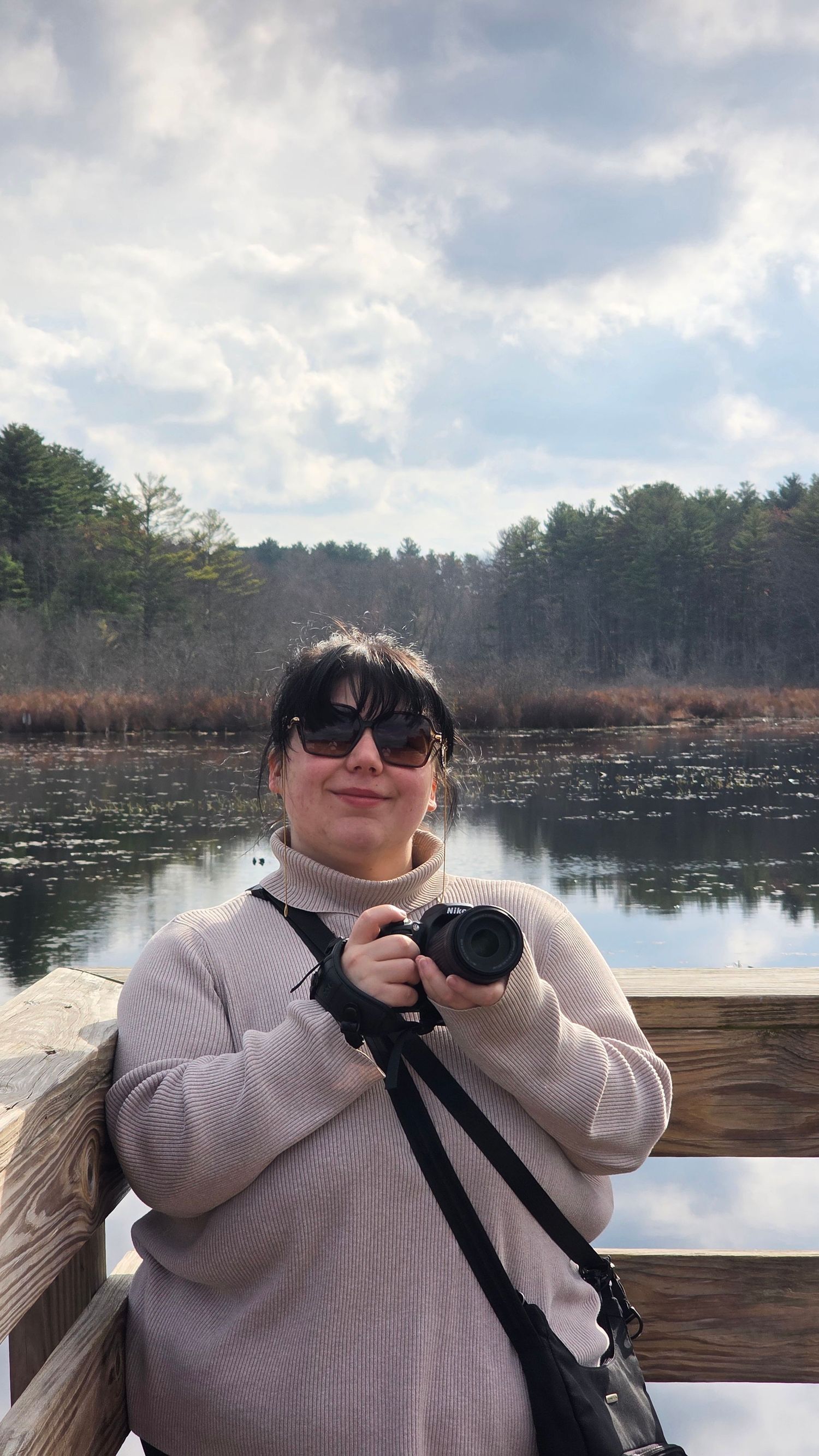 Photographer Macayla in a candid moment
