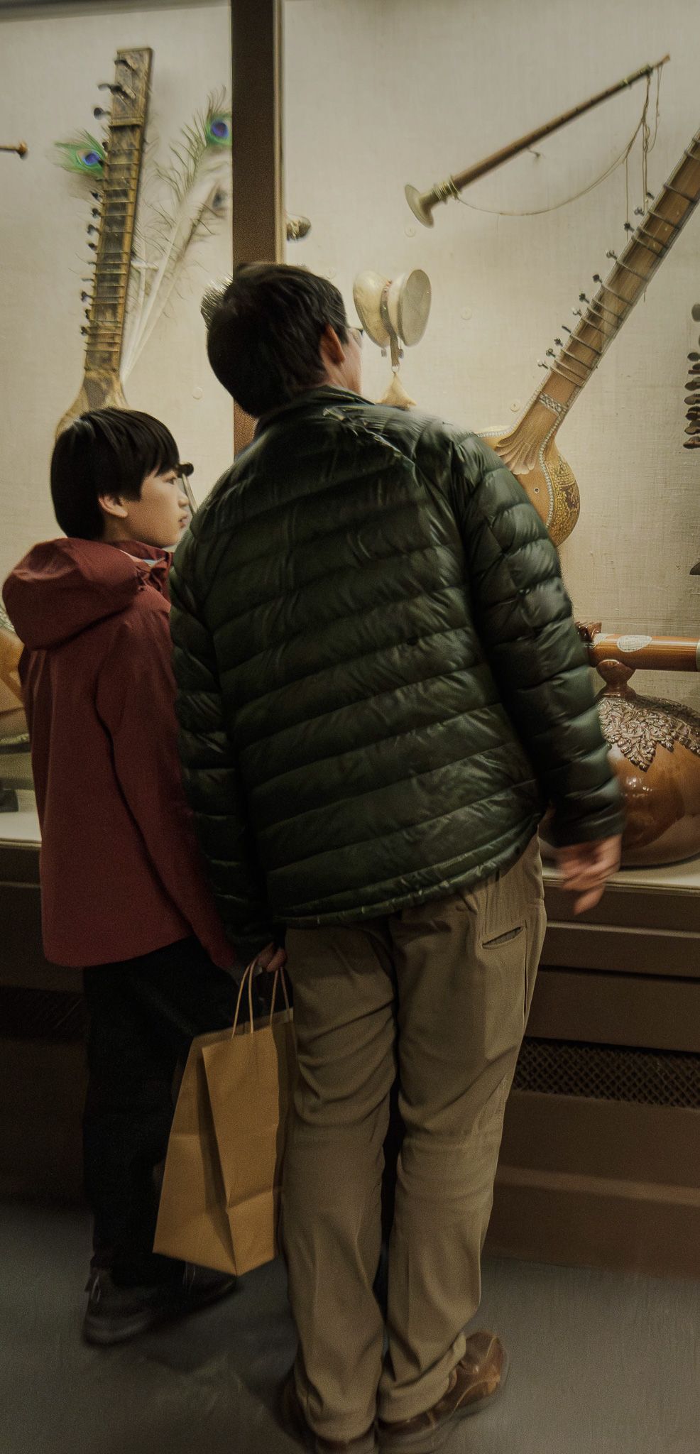 Candid moment of Father and Son