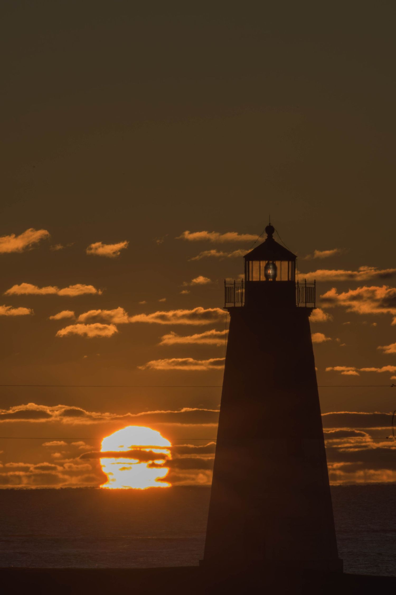 Nature photograph capturing natural scenery of light house