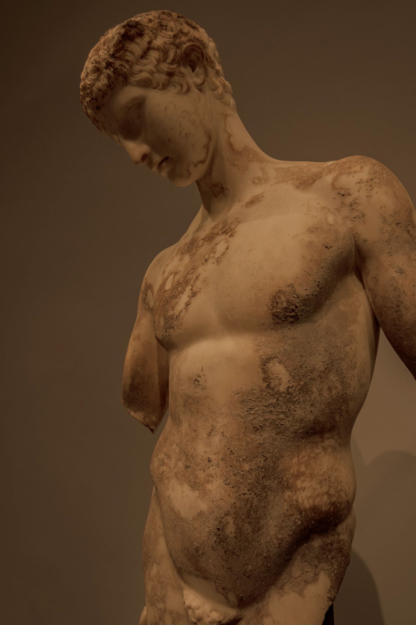 Photograph of a statue