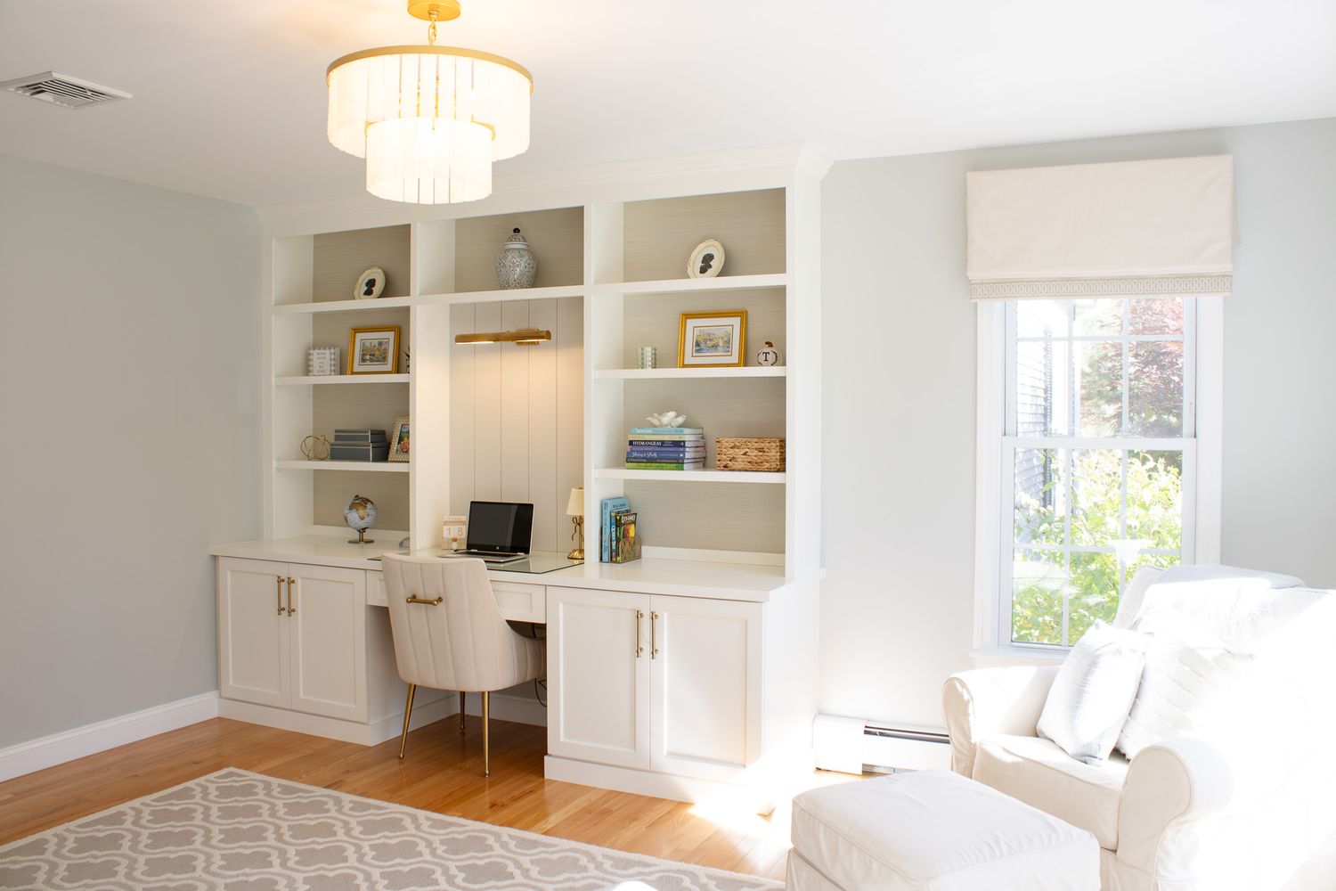 Office interior for real estate listing