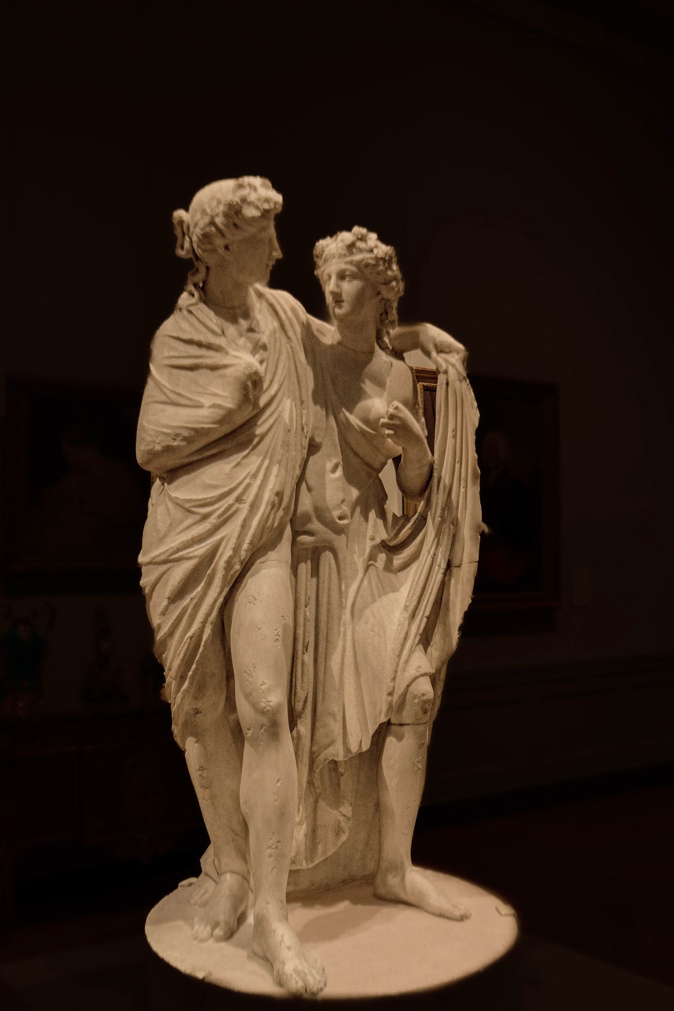 Photograph of a statue.