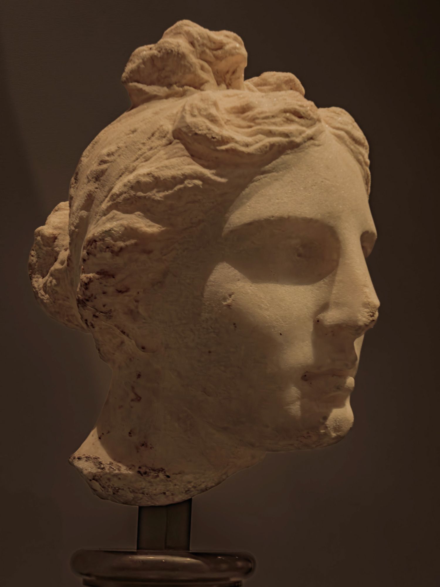 Photograph of a statue