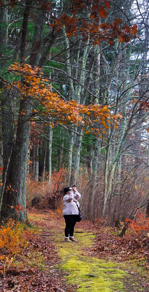 Photographer Macayla in a candid moment