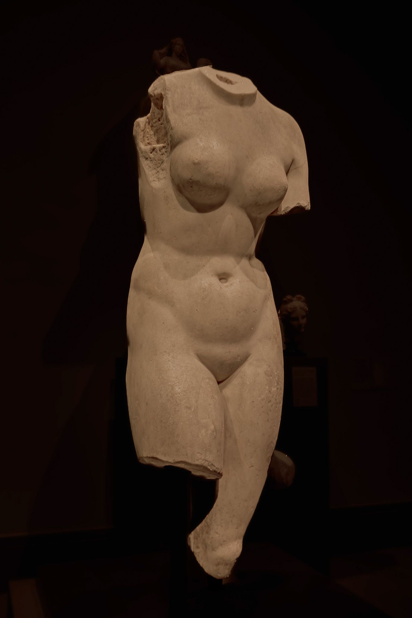 Photograph of a statue