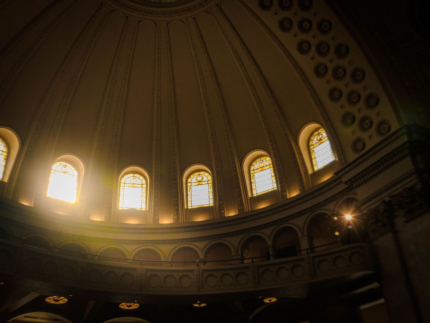 Structural perspective photograph showcasing architectural elements