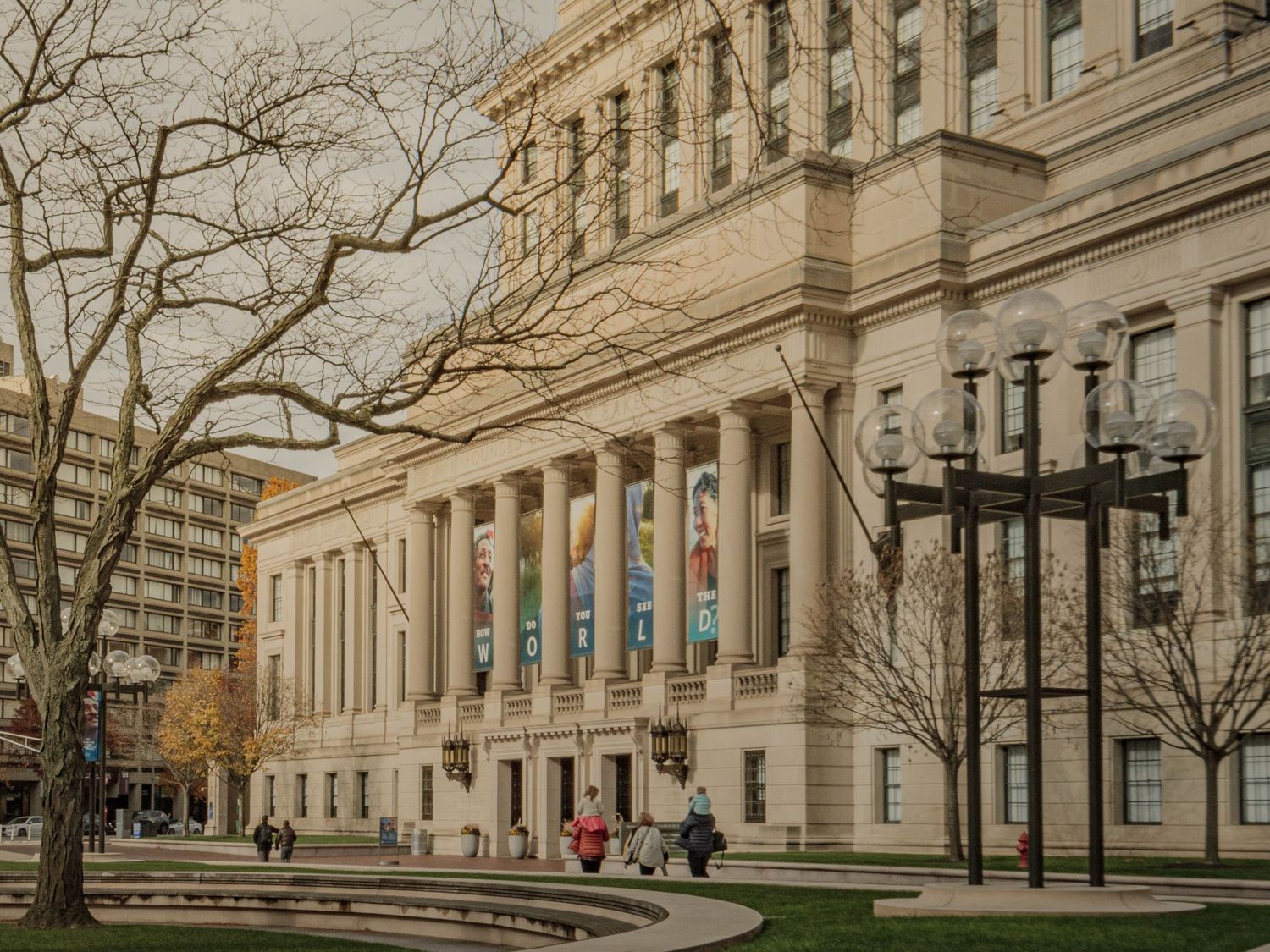 Structural perspective photograph showcasing architectural elements