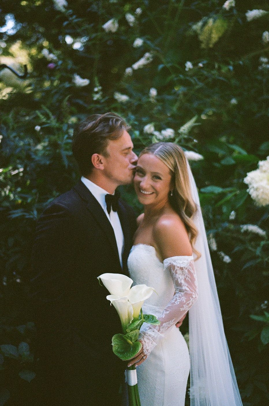 film bride and groom portrait philadelphia wedding photographer
