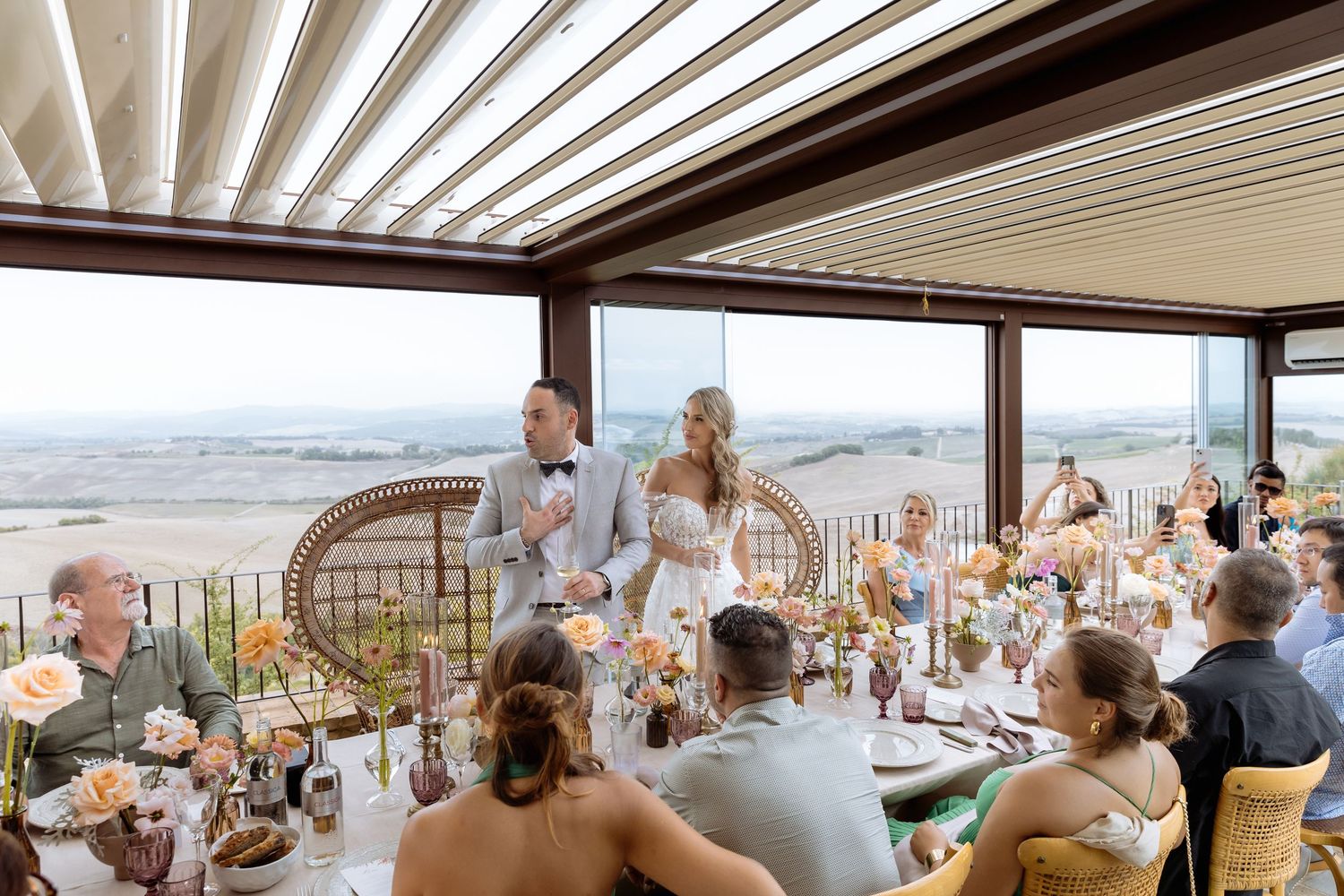 Tuscany wedding photographer in Montalcino at Capanna Suits Hotel