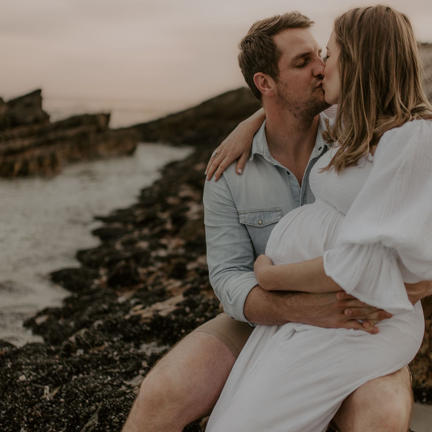 Beach maternity photography Cape Town