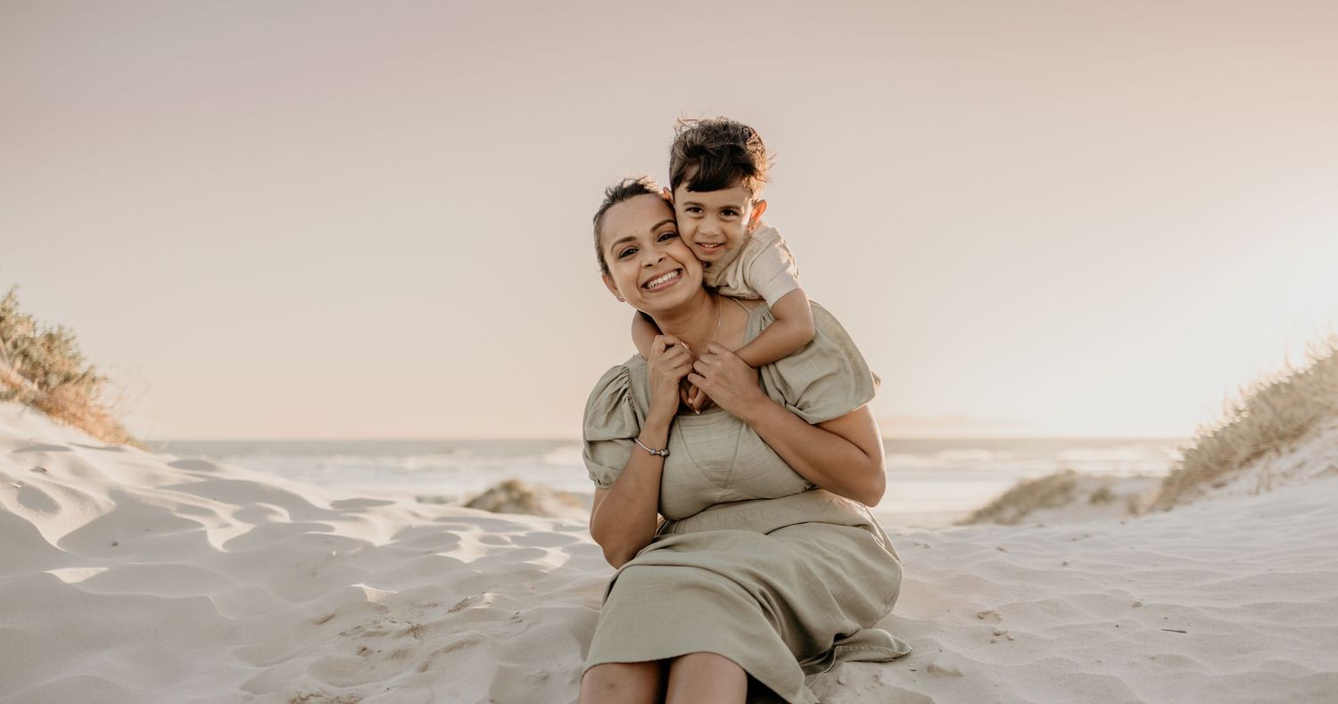 Beach family photoshoot in Strand at golden hour.
Sunset family photography in Cape Town.
Family travel photography