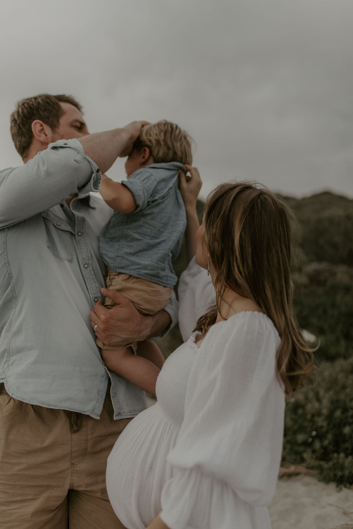 Cape Town maternity photographer creating artistic pregnancy portraits that feel natural and timeless.
